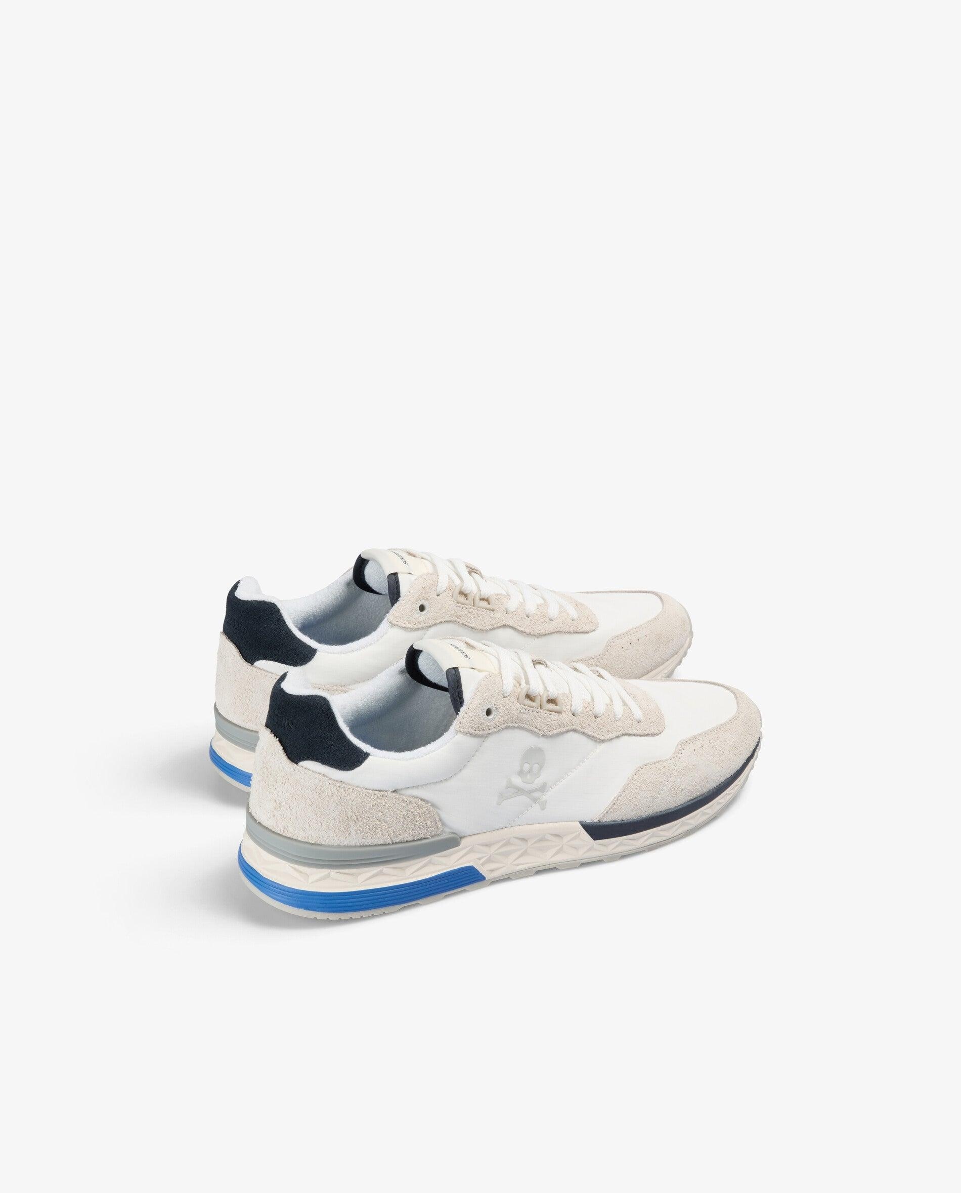 Desportivas Combinadas com Atacadores Branco / Azul-3