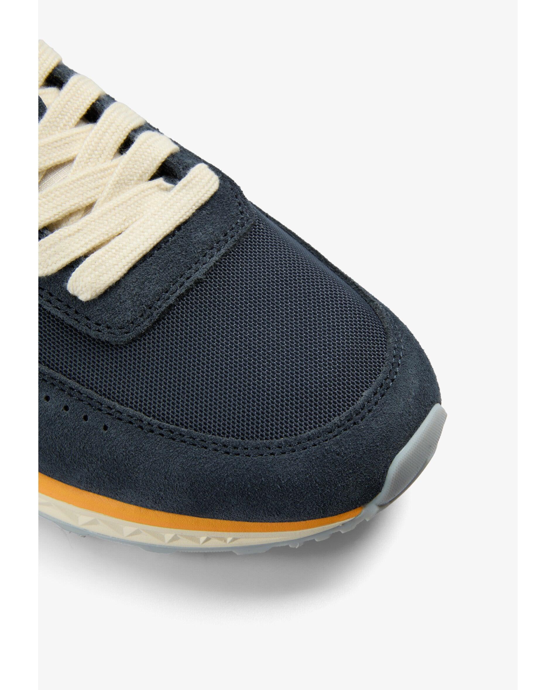 Desportivas Combinadas com Atacadores em Contraste Navy-5