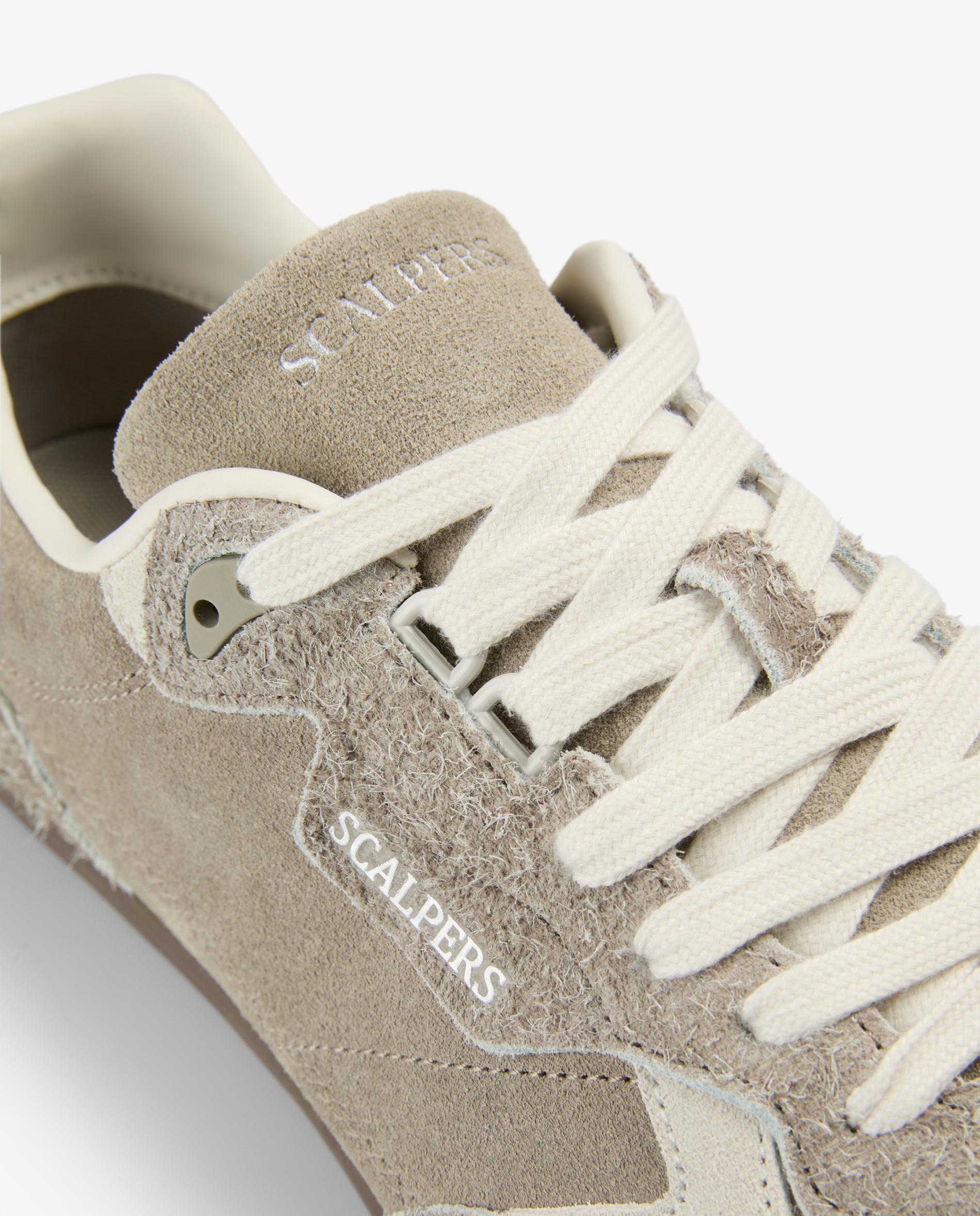 Sapatilhas Desportivas Combinadas com Atacadores Taupe-6