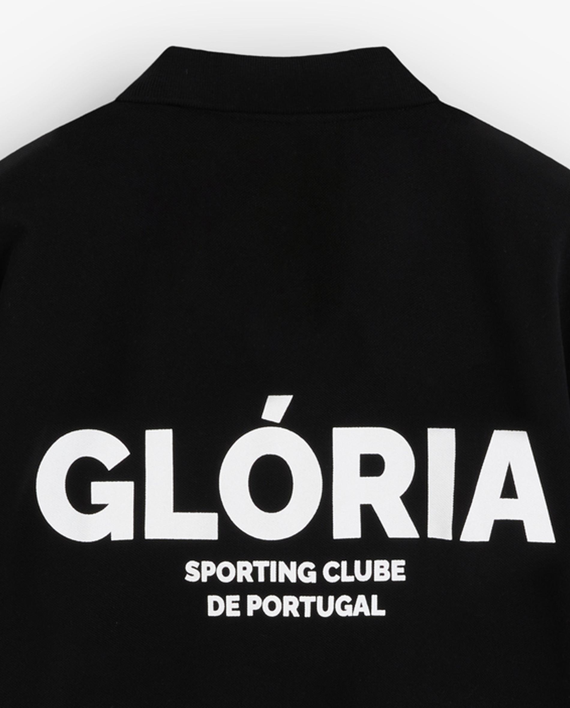 Polo de Manga Curta Regular Fit de Algodão Preto-3