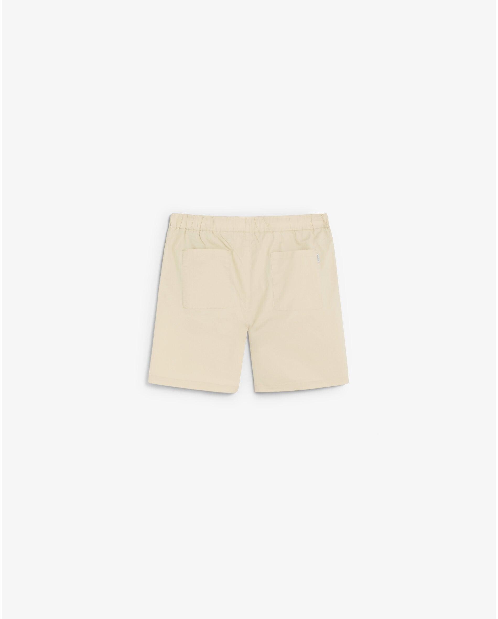 Bermudas Regular Fit com Cintura Elástica Bege-6