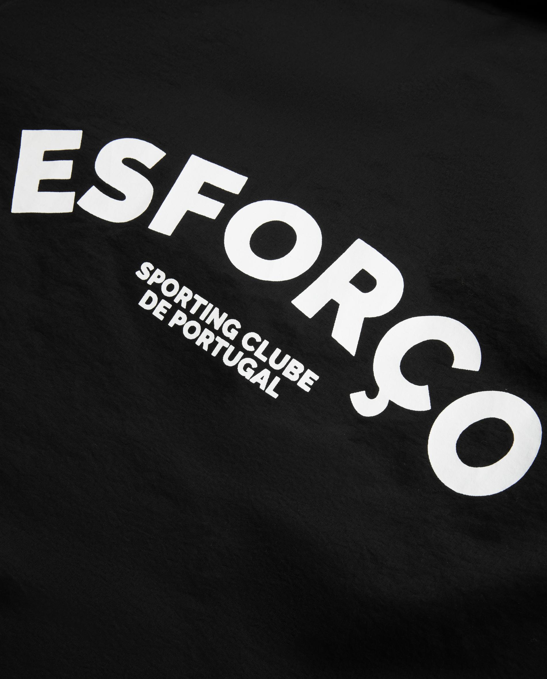 Gabardina com Gola Clássica e Letreiro Posterior Preto-6