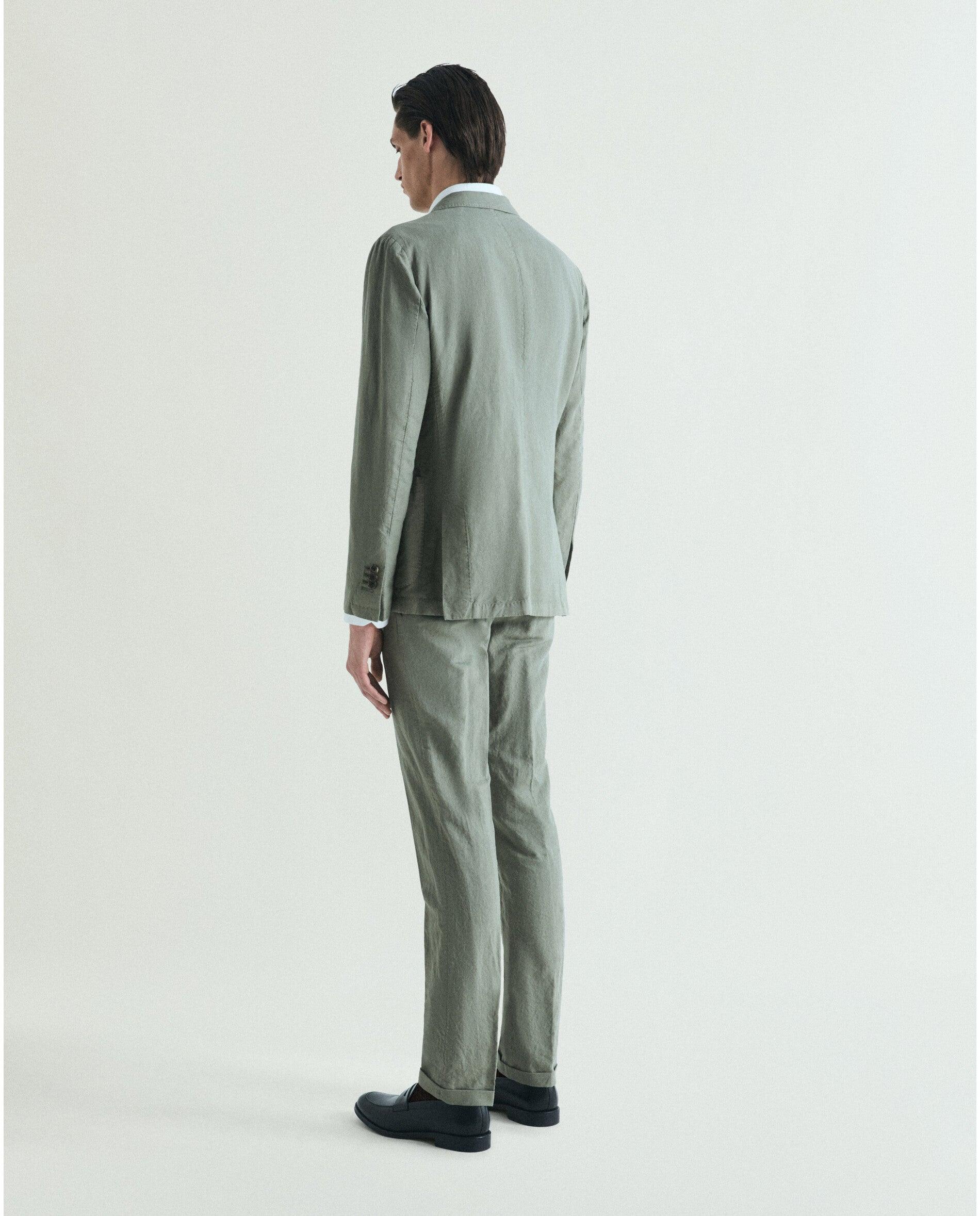 Blazer Regular Fit com Bolsos Patch Verde-claro-2