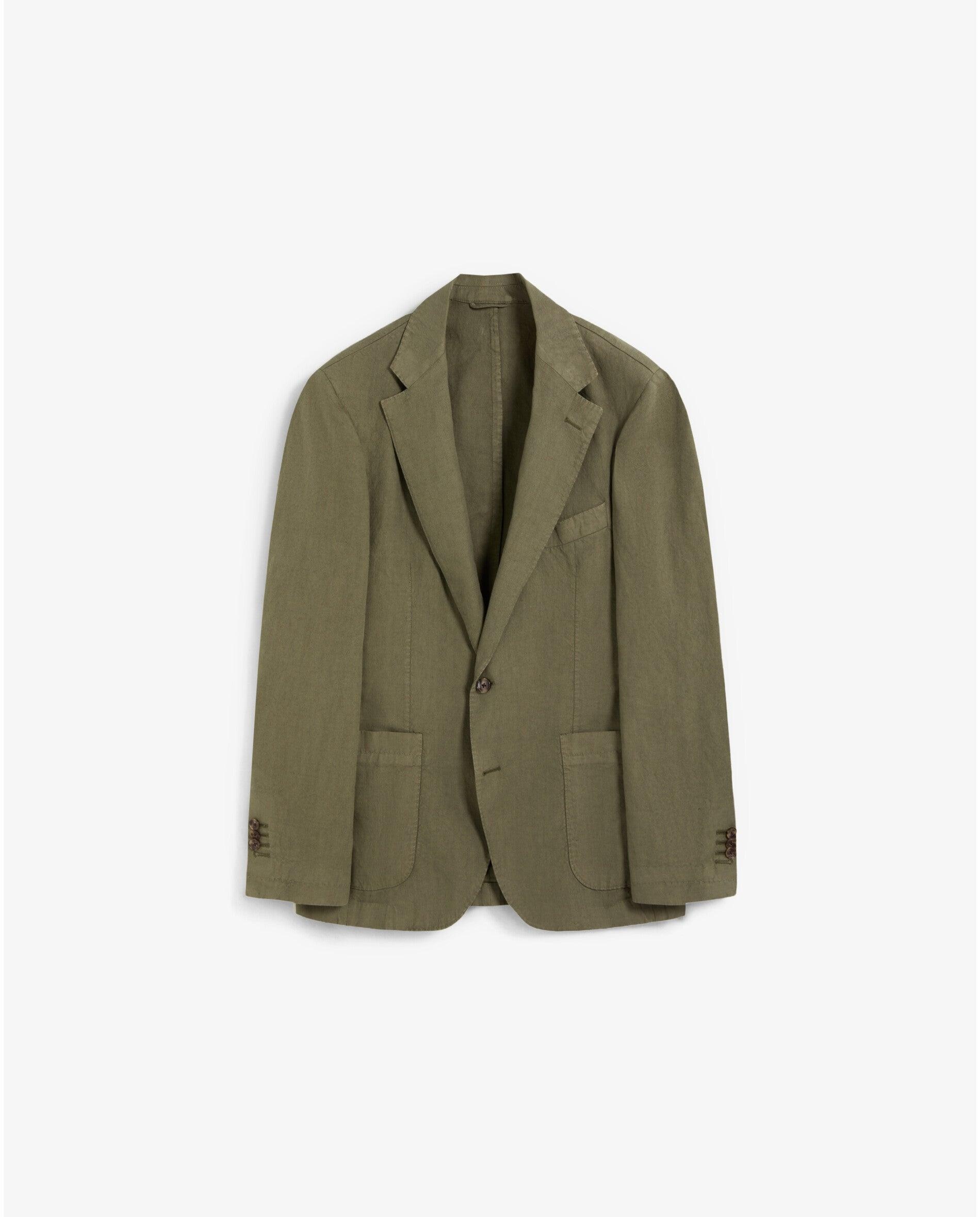 Blazer Regular Fit com Bolsos Patch Verde-claro-7