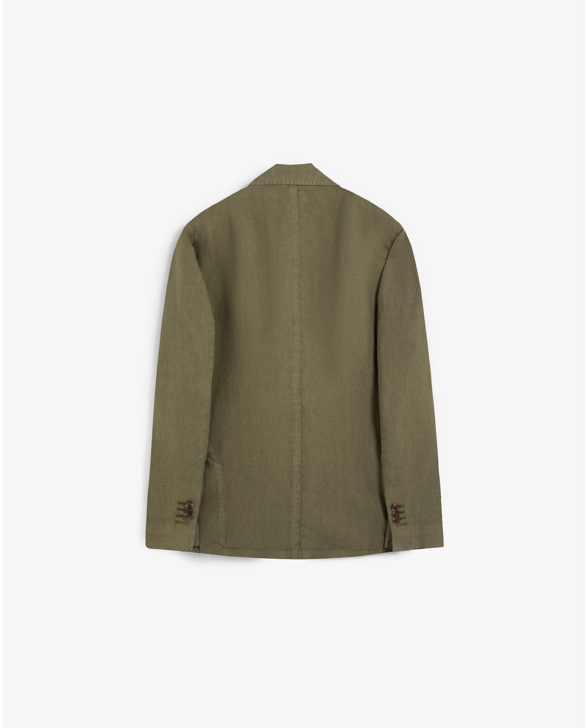 Blazer Regular Fit com Bolsos Patch Verde-claro-8