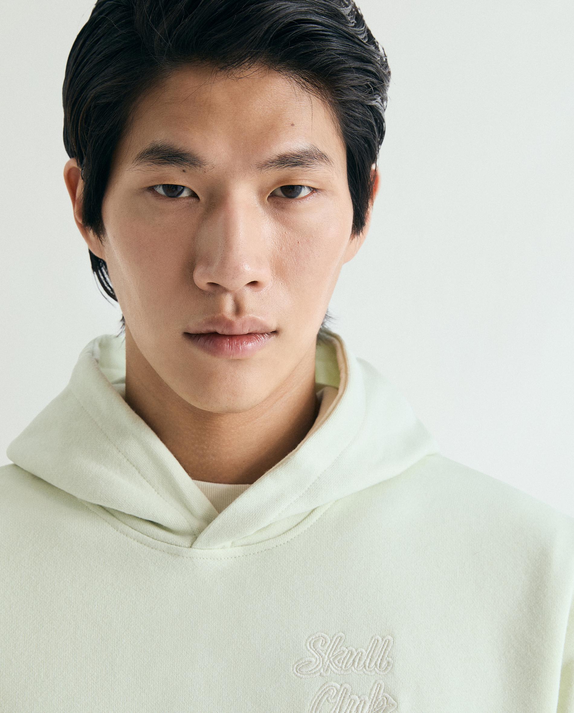 Sweatshirt com Capuz e Bolso Canguru Verde-menta-4