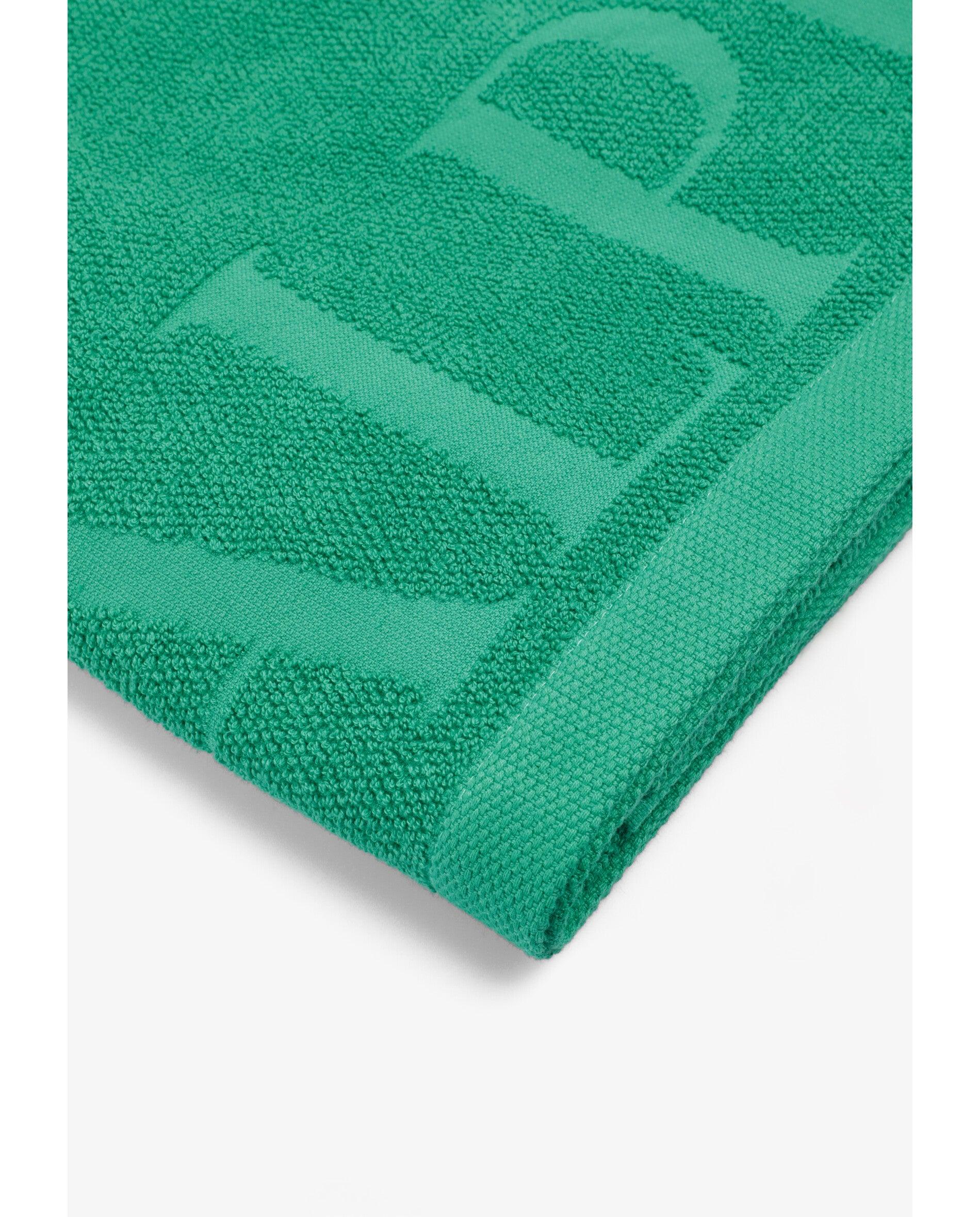 Toalha de Algodão com Logo Verde-4