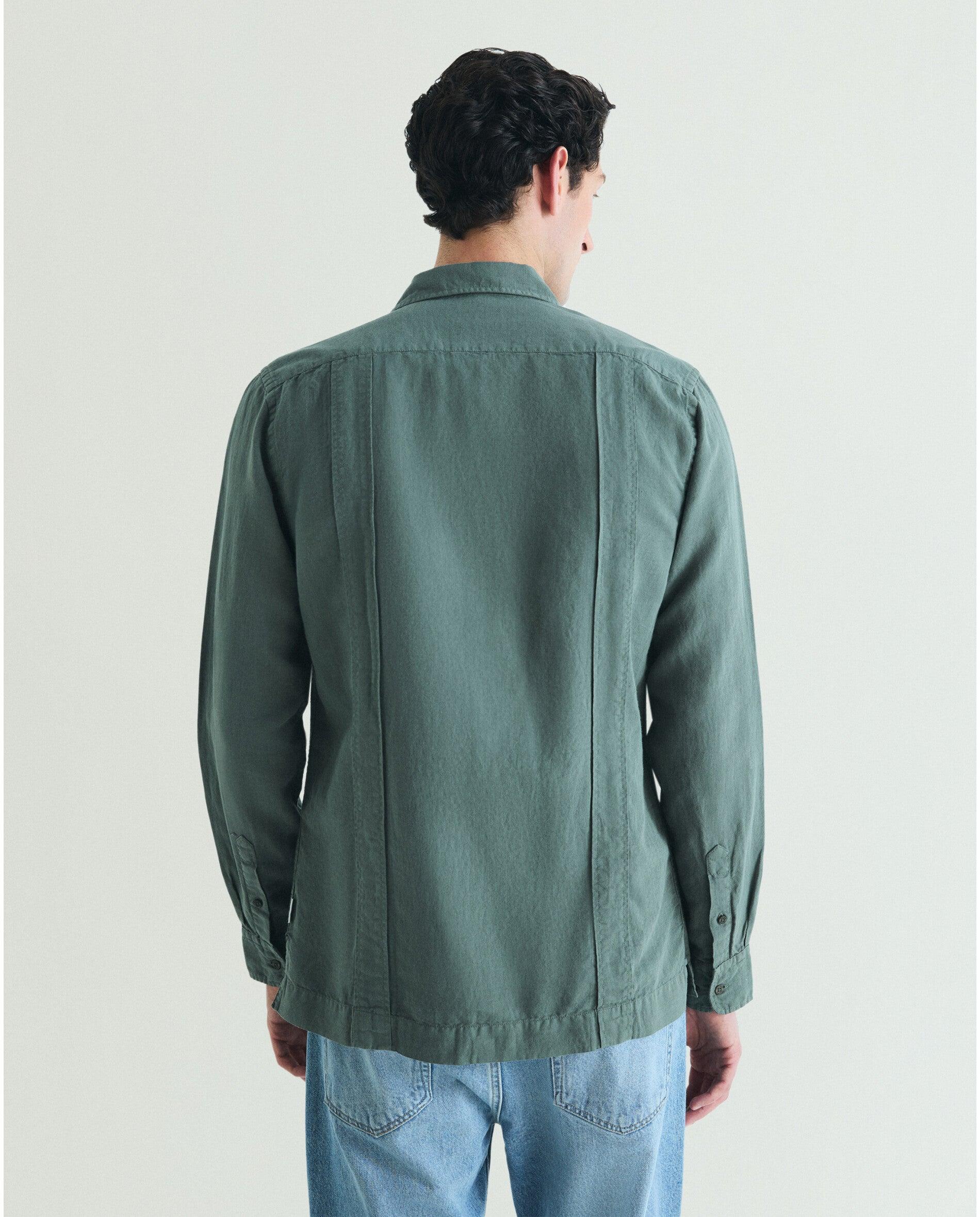 Camisa Guayabera Regular Fit Lisa Erva-2