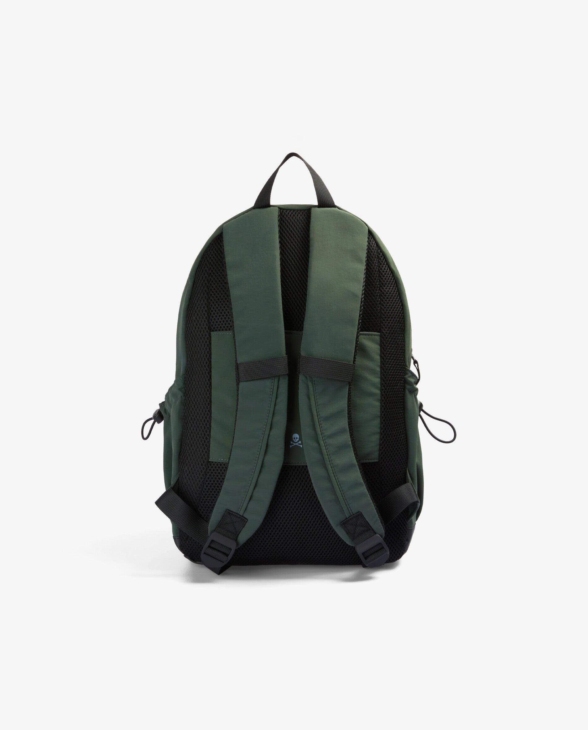 Mochila em Tecido Técnico com Bolso para Portátil Verde-militar-2