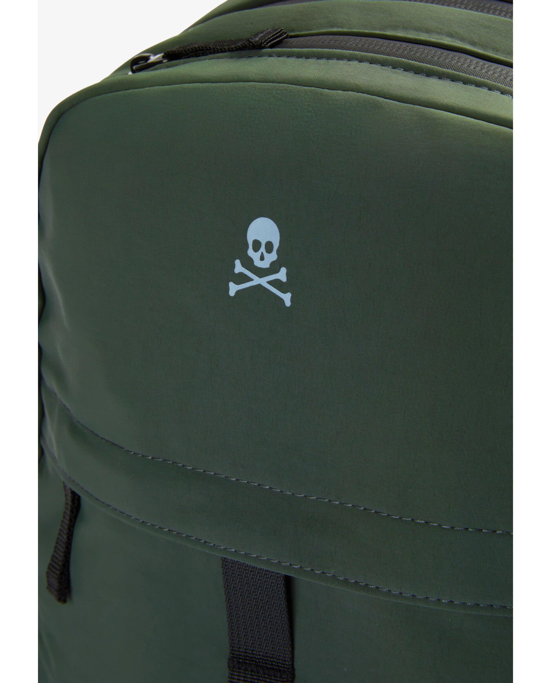Mochila em Tecido Técnico com Bolso para Portátil Verde-militar-4