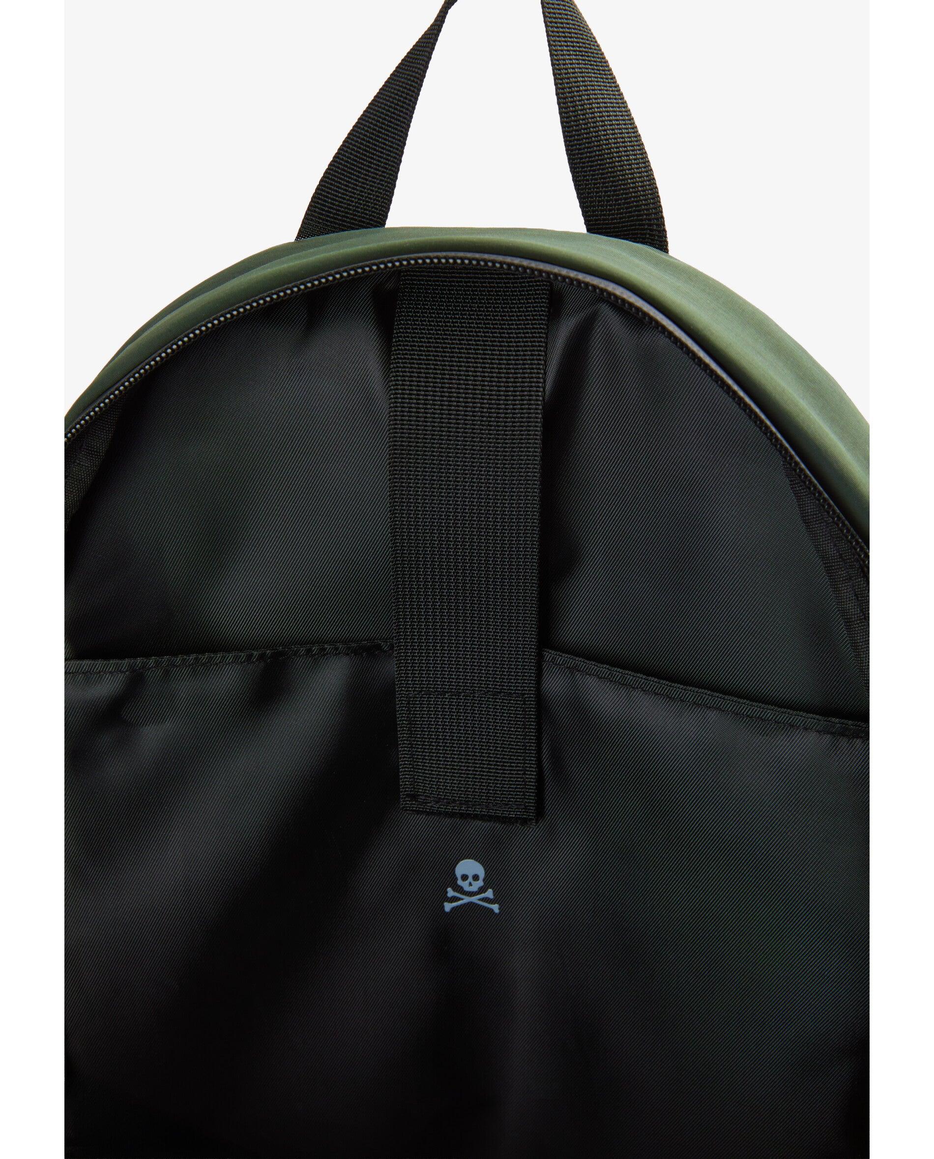 Mochila em Tecido Técnico com Bolso para Portátil Verde-militar-7
