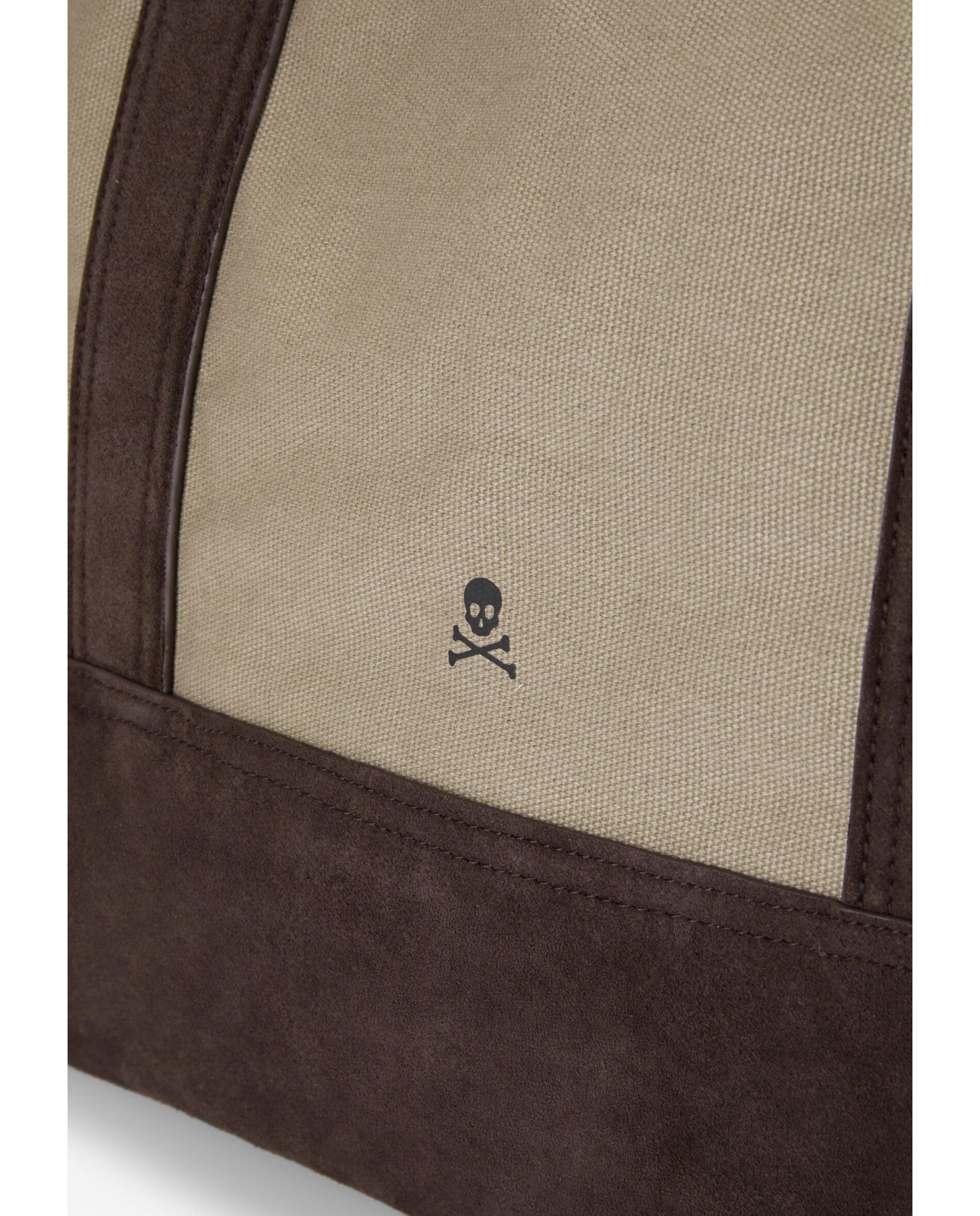 Malas a Tiracolo Tote Combinada com Fecho Zip Acácia / Castanho-4