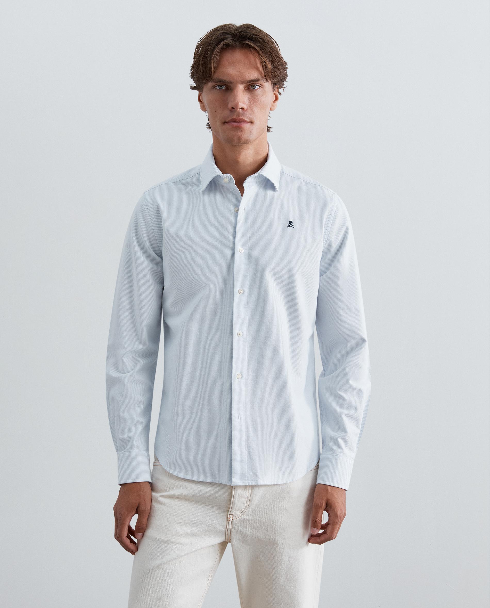 Imagem 0 de Camisa Oxford Regular Fit Às Riscas