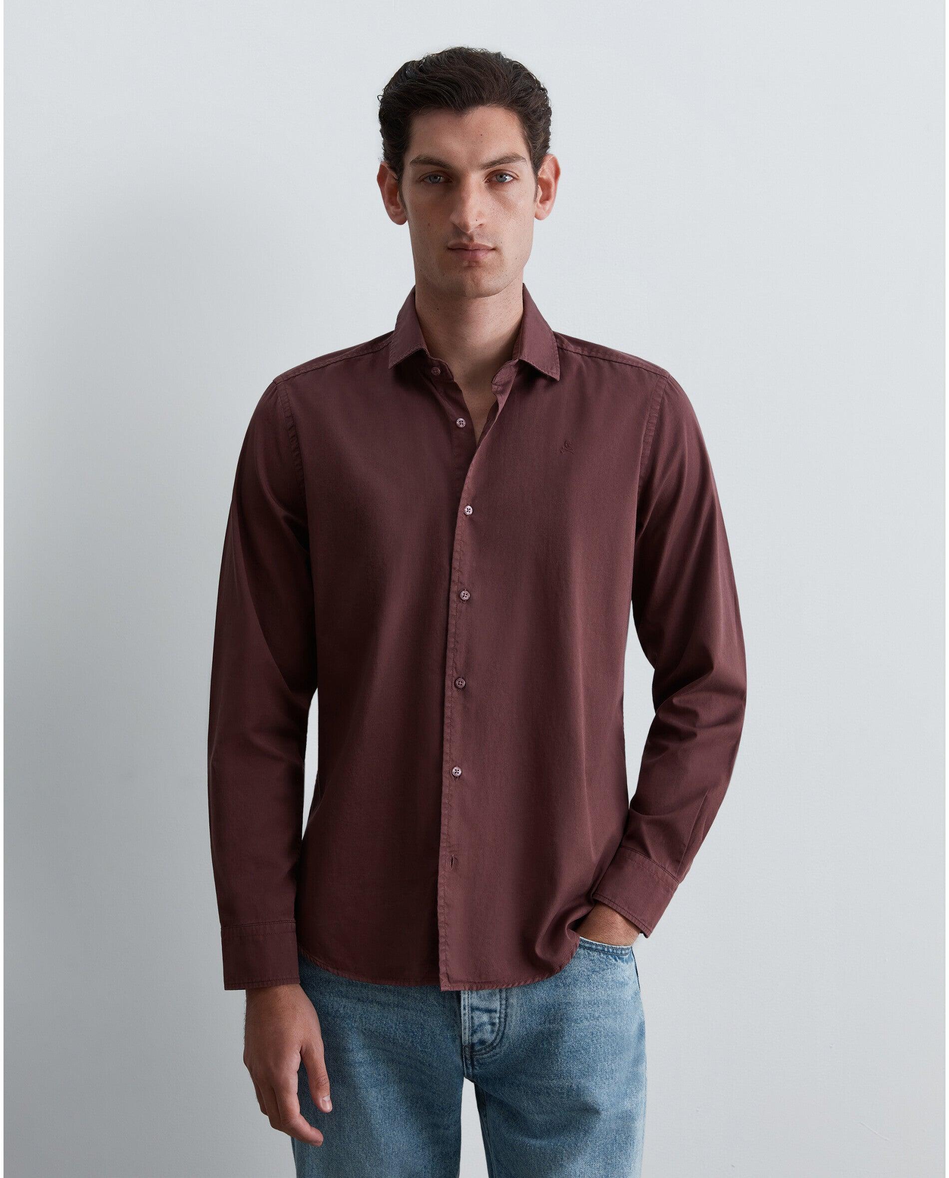 Imagem 0 de Camisa Regular Fit com Caveira Bordada