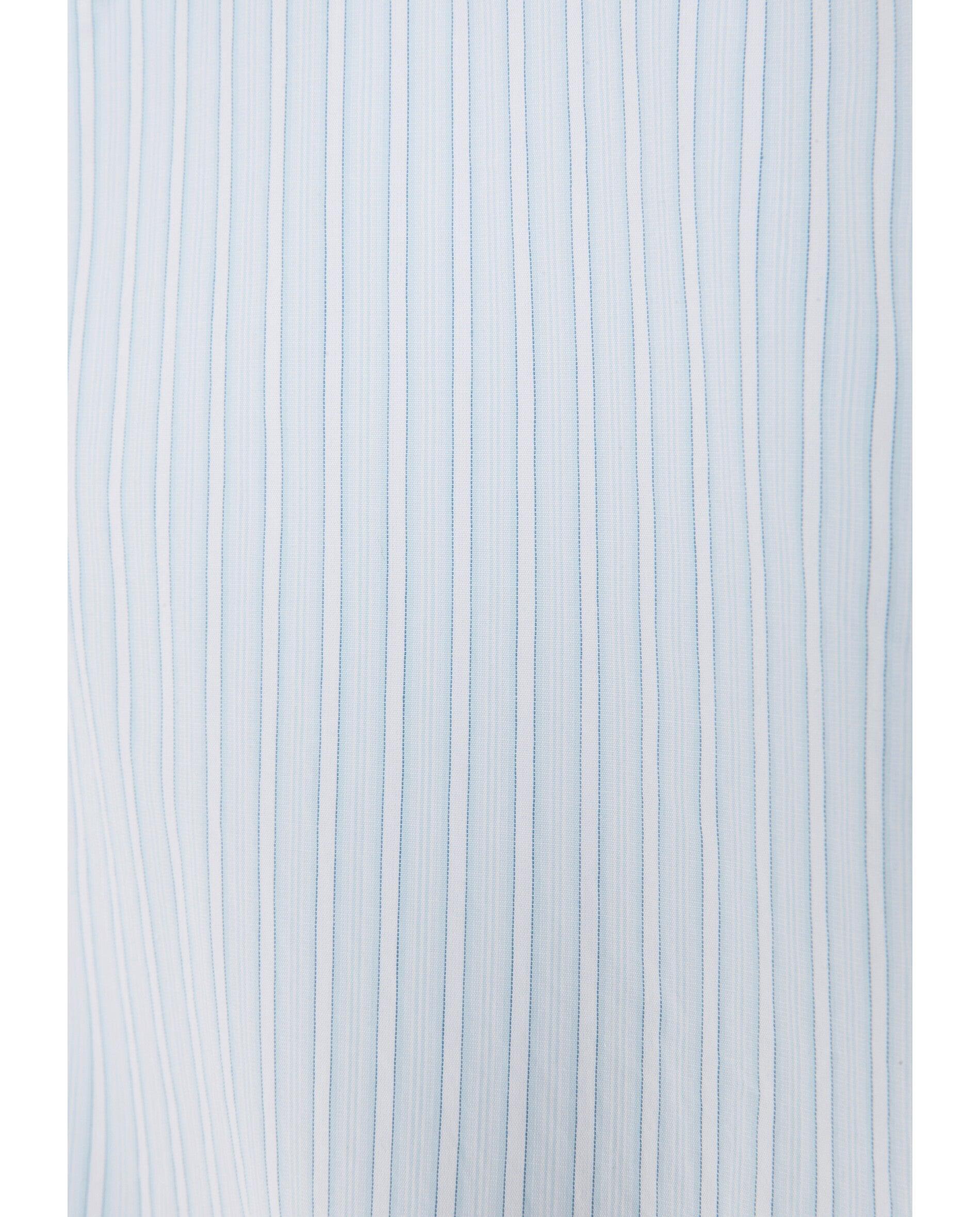 Camisa Regular Fit de Popelina Leve Azul-8