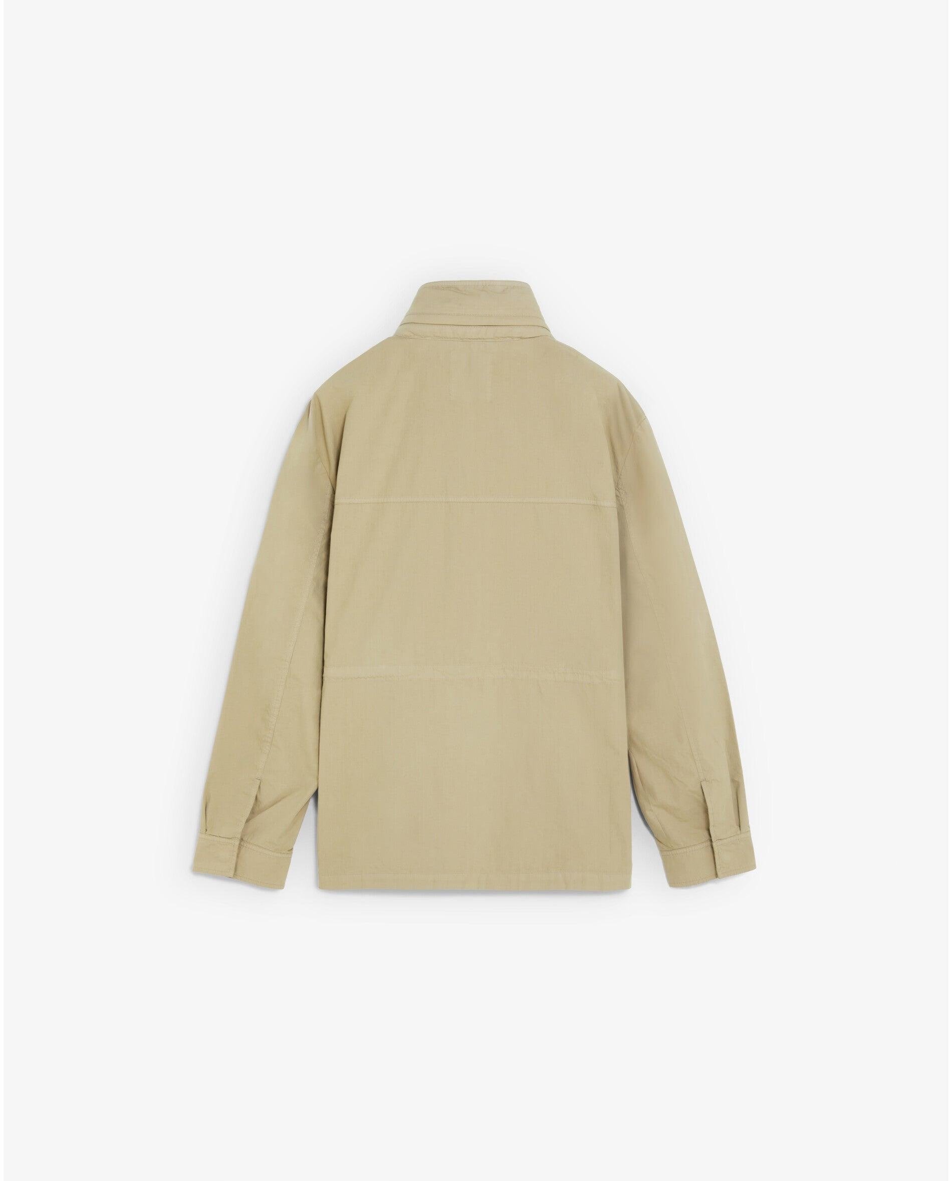 Casaco Estilo Utility com Gola Alta e Fecho Zip Camel-7