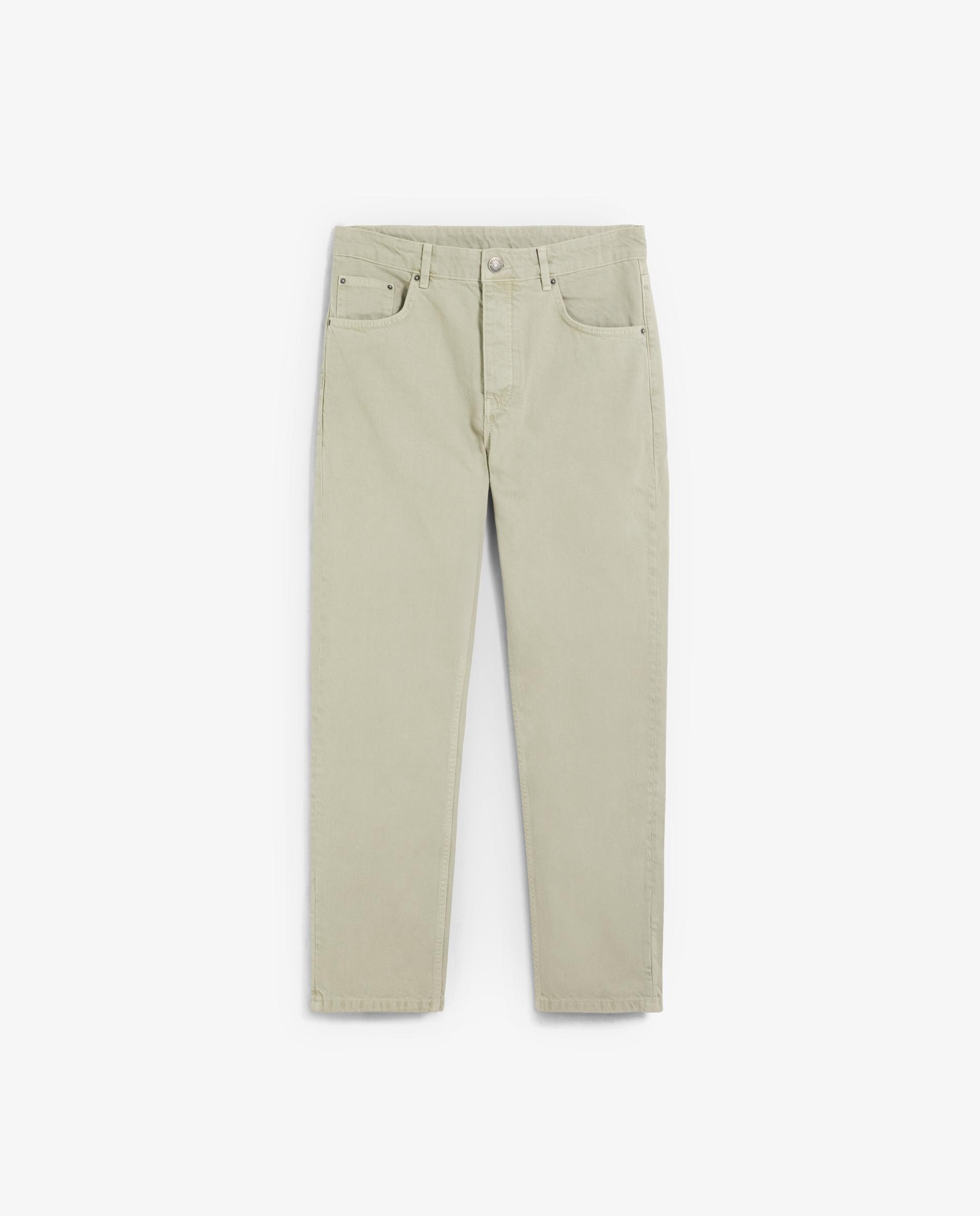 Imagem 0 de Calças Cinco Bolsos Denim com Presilhas
