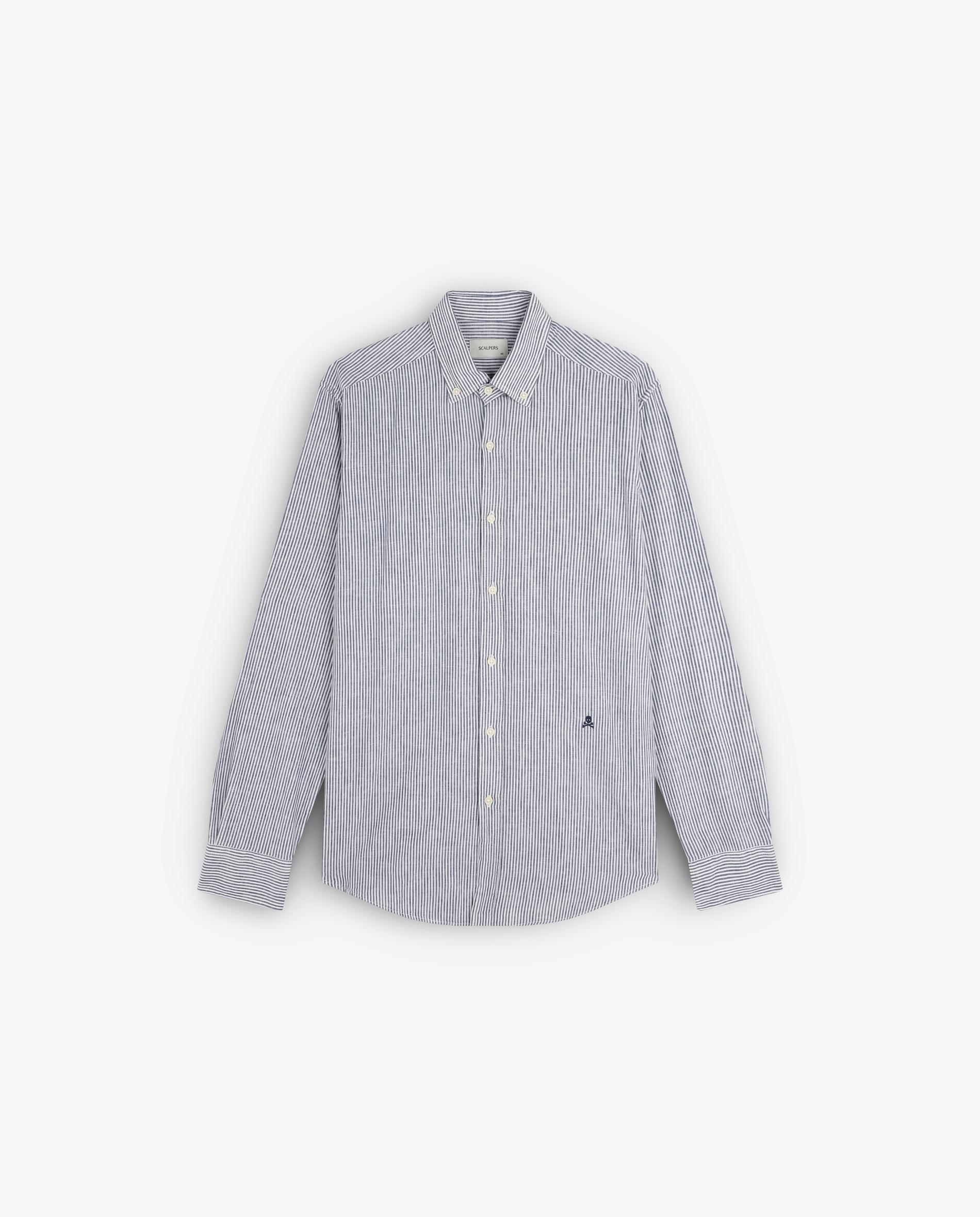 Imagem 0 de Camisa Regular Fit Às Riscas