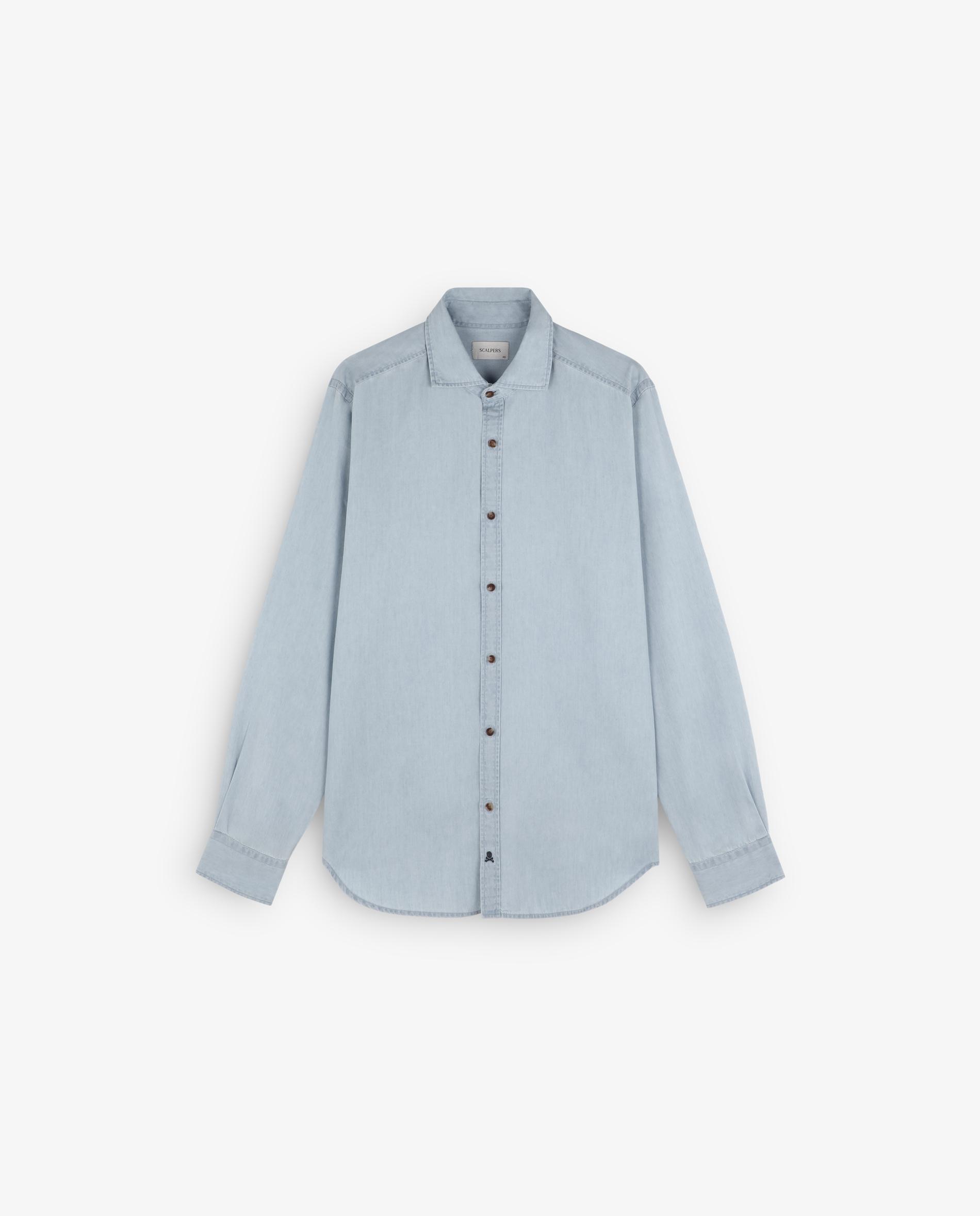 Imagem 0 de Camisa de Manga Comprida com Bainha Redondeada