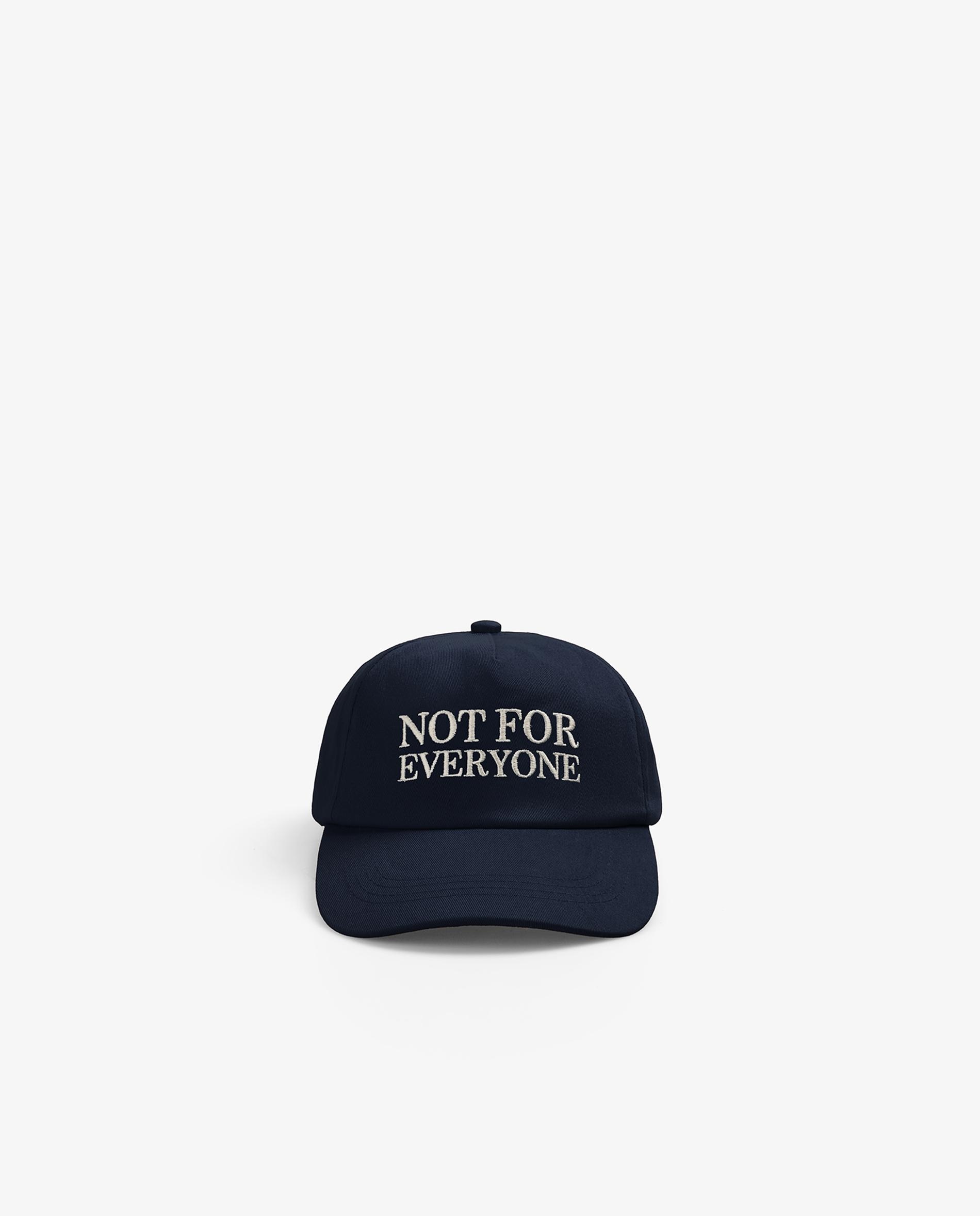 Gorra de algodón ajustable con bordado frontal Navy-2