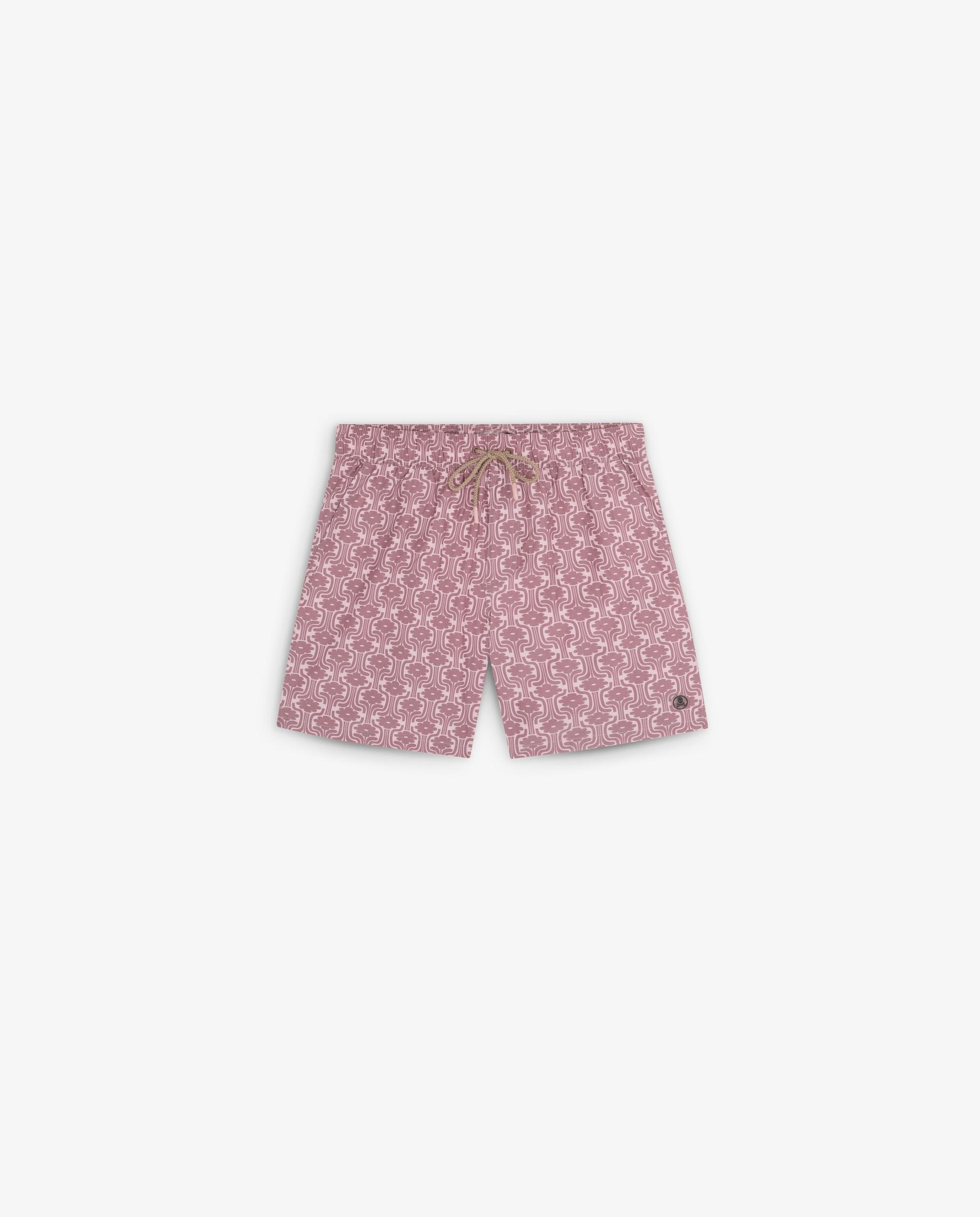 Imagem 0 de Fato de Banho Bermuda em Tecido Técnico com Estampado Floral
