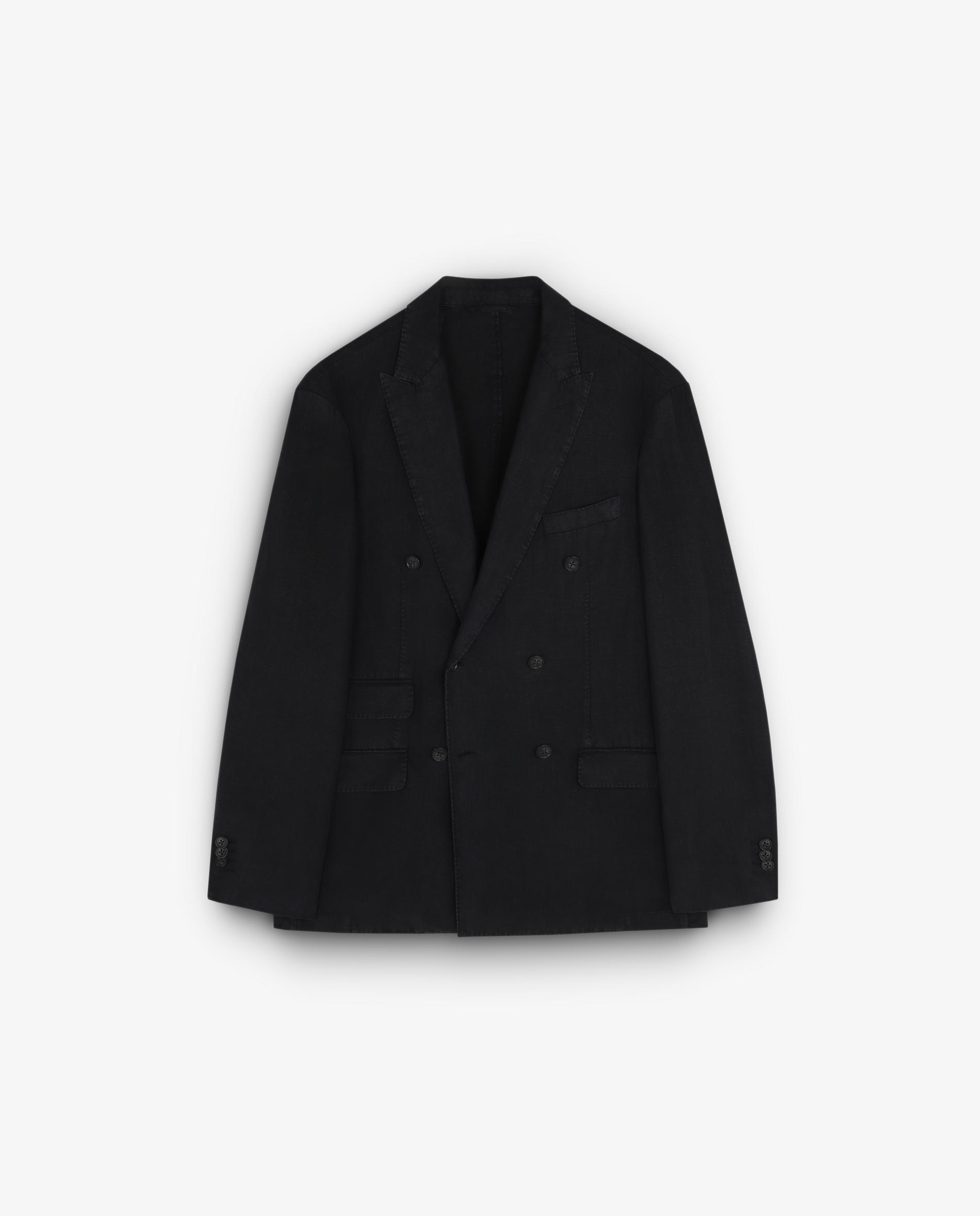Imagem 0 de Blazer de Linho com Fecho Cruzado