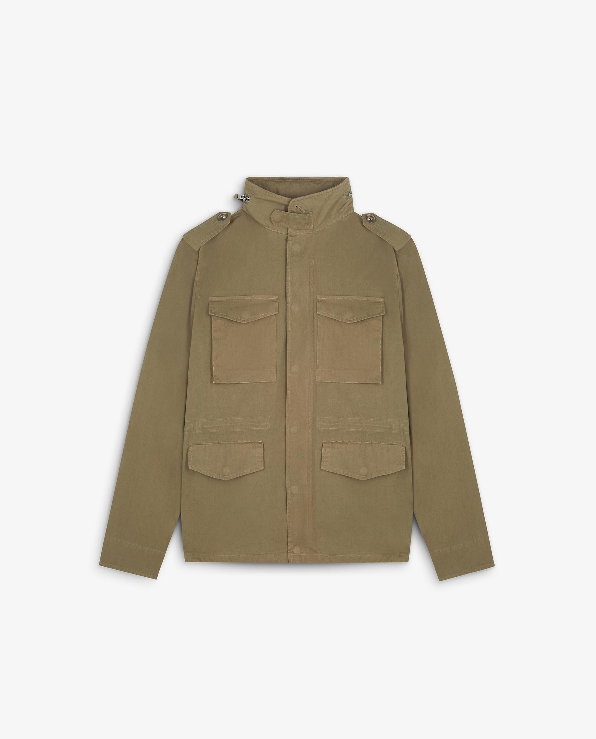 Casaco Estilo Militar Multibolsos Caqui-7