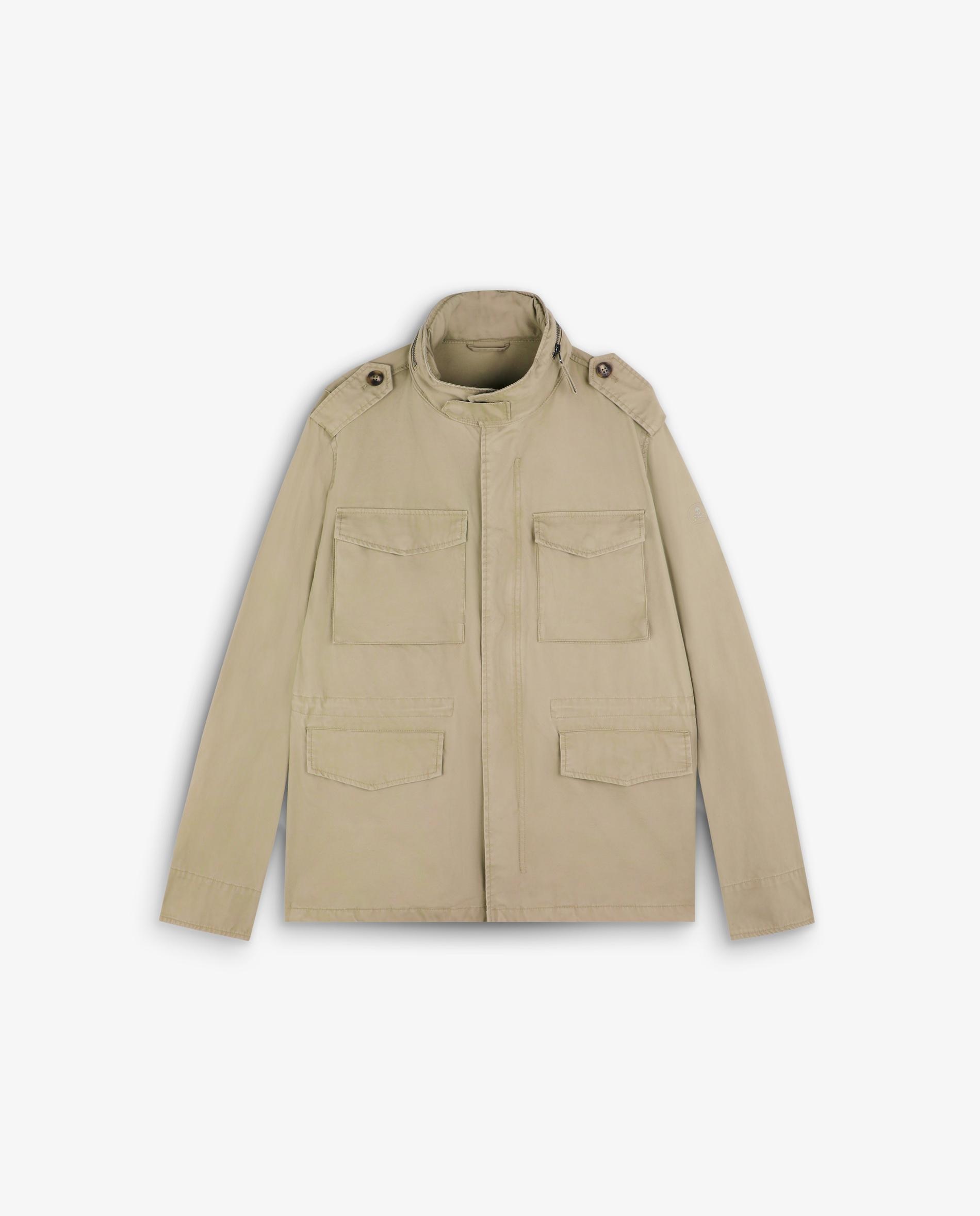 Imagem 0 de Casaco Estilo Militar com Capuz Oculto