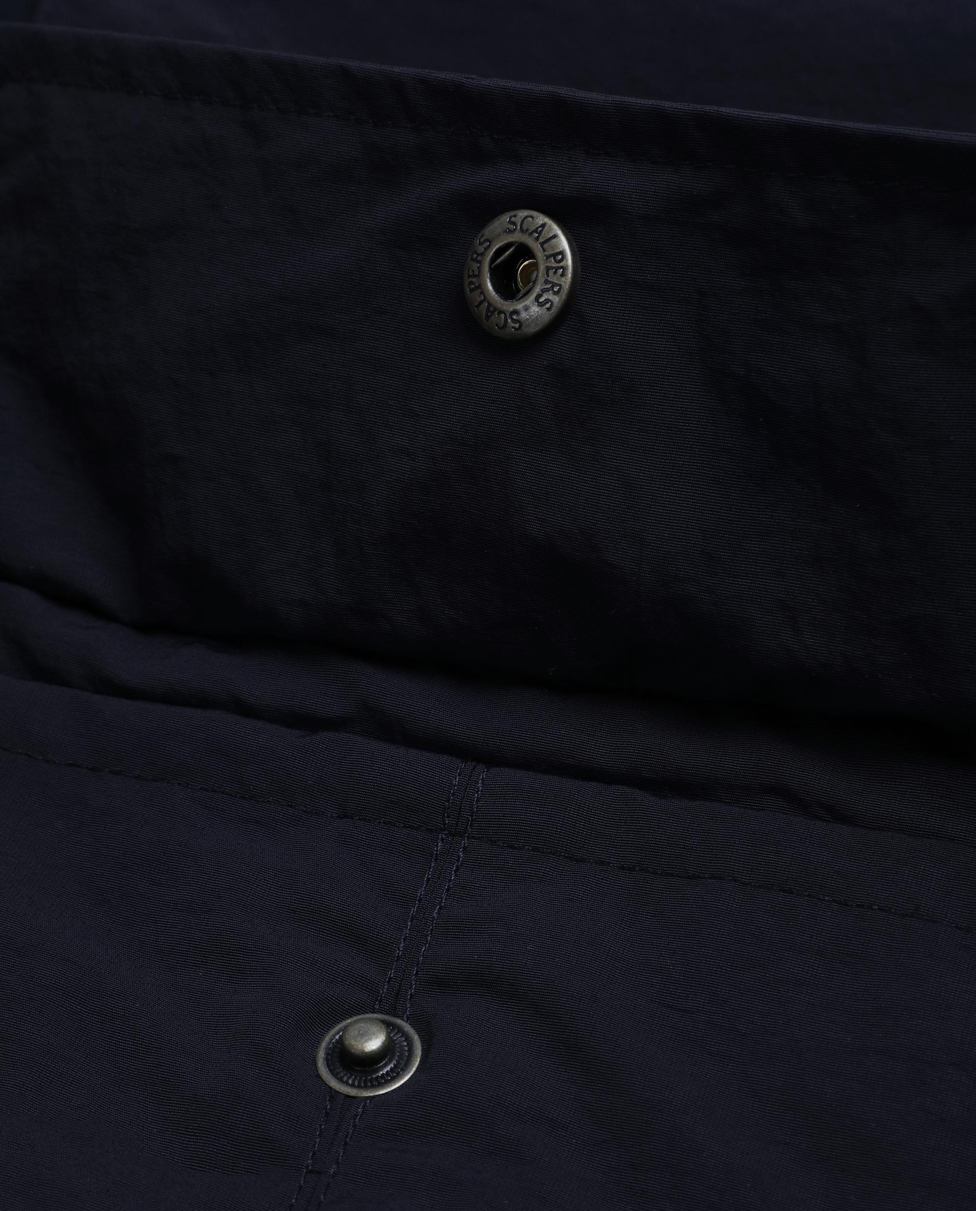 Casaco com Gola Tipo Camisa e Bolsos Patch Navy-5
