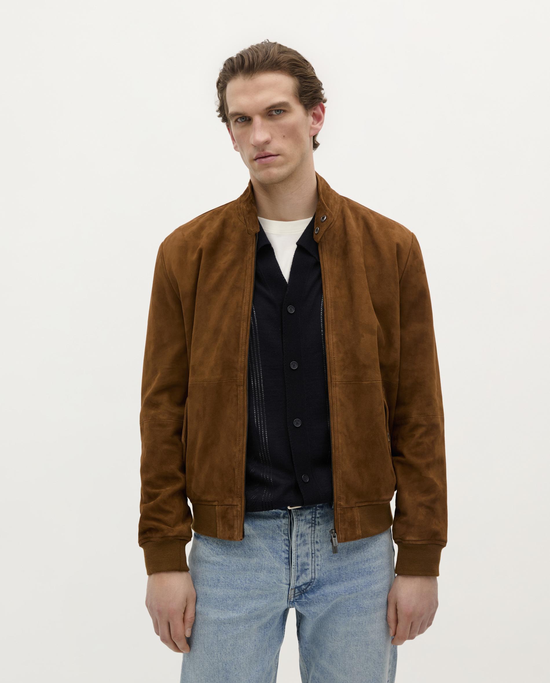 Imagem 0 de Casaco Efeito Pele com Fecho Zip