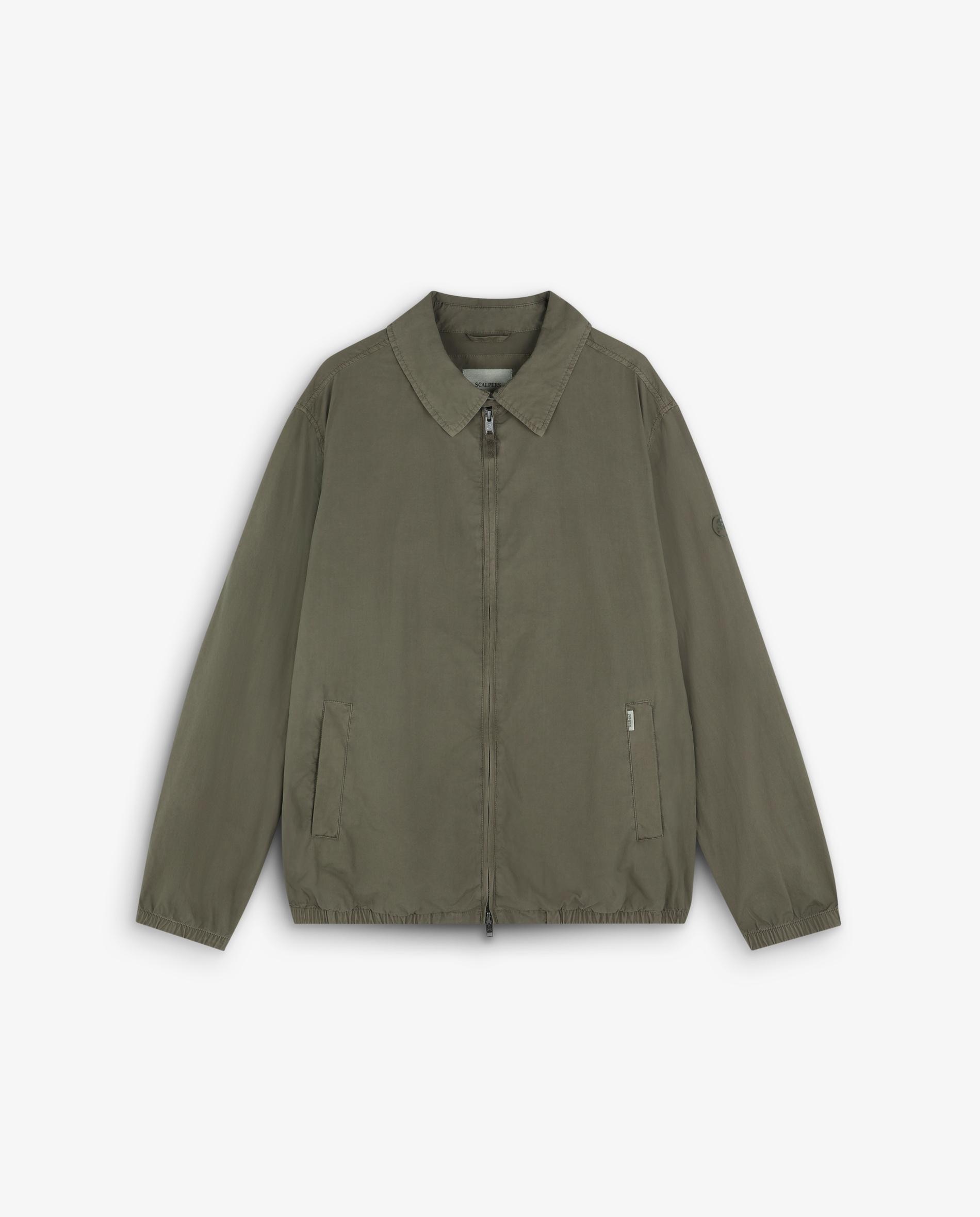 Imagem 0 de Blusão com Gola Clássica e Fecho Zip