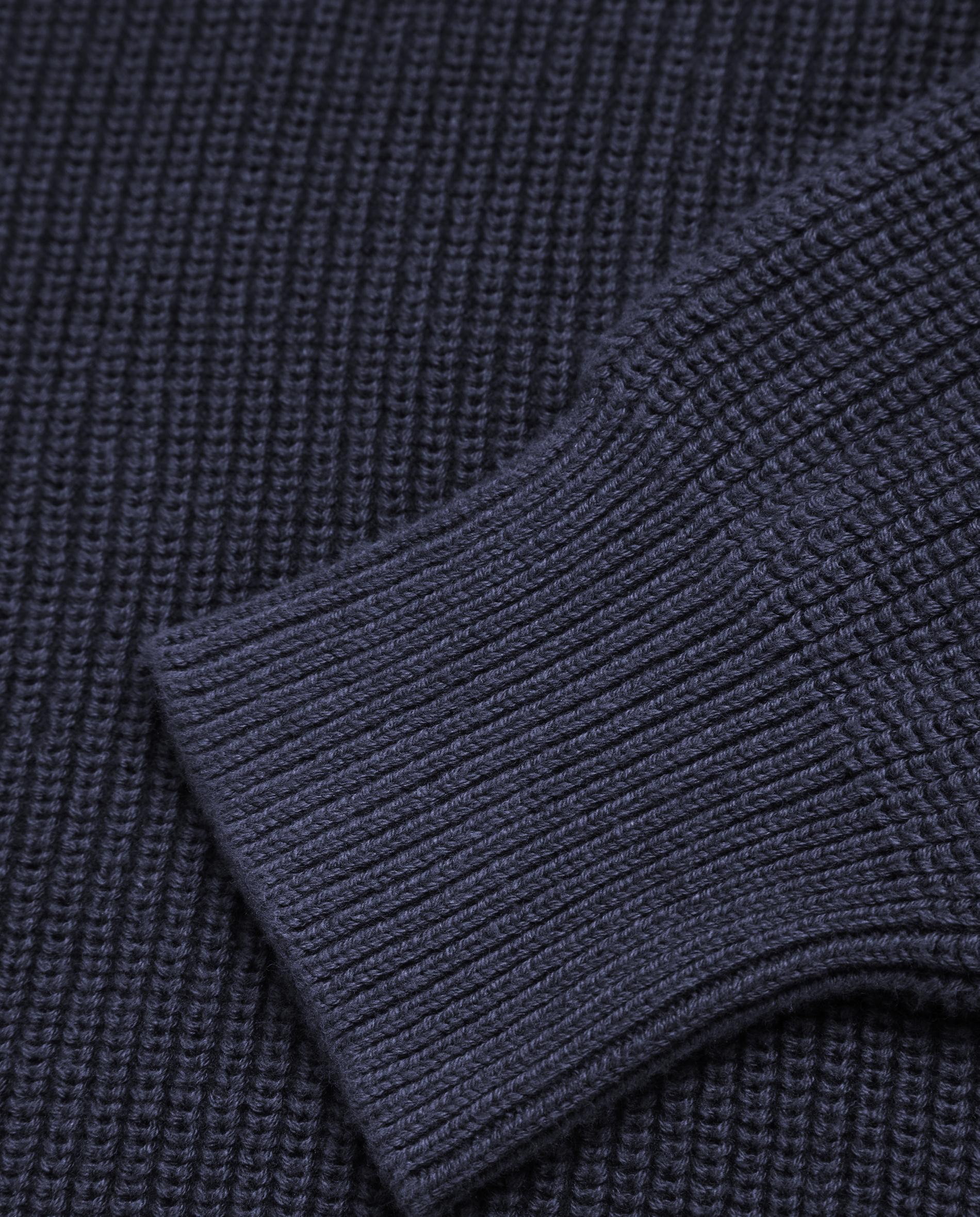 Camisola Regular Fit com Gola Redonda Navy-3