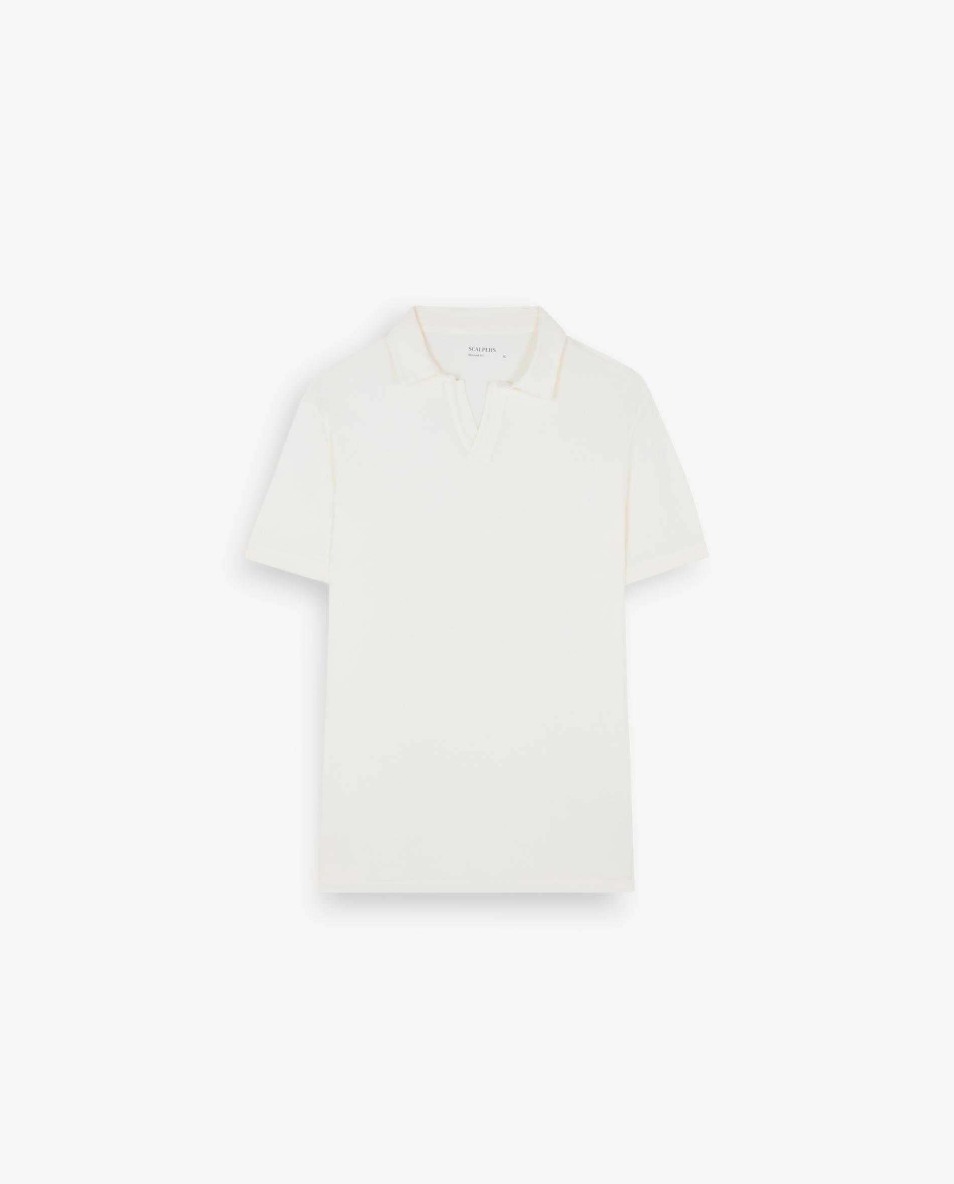 Imagem 0 de Polo de Manga Curta com Aba Aberta