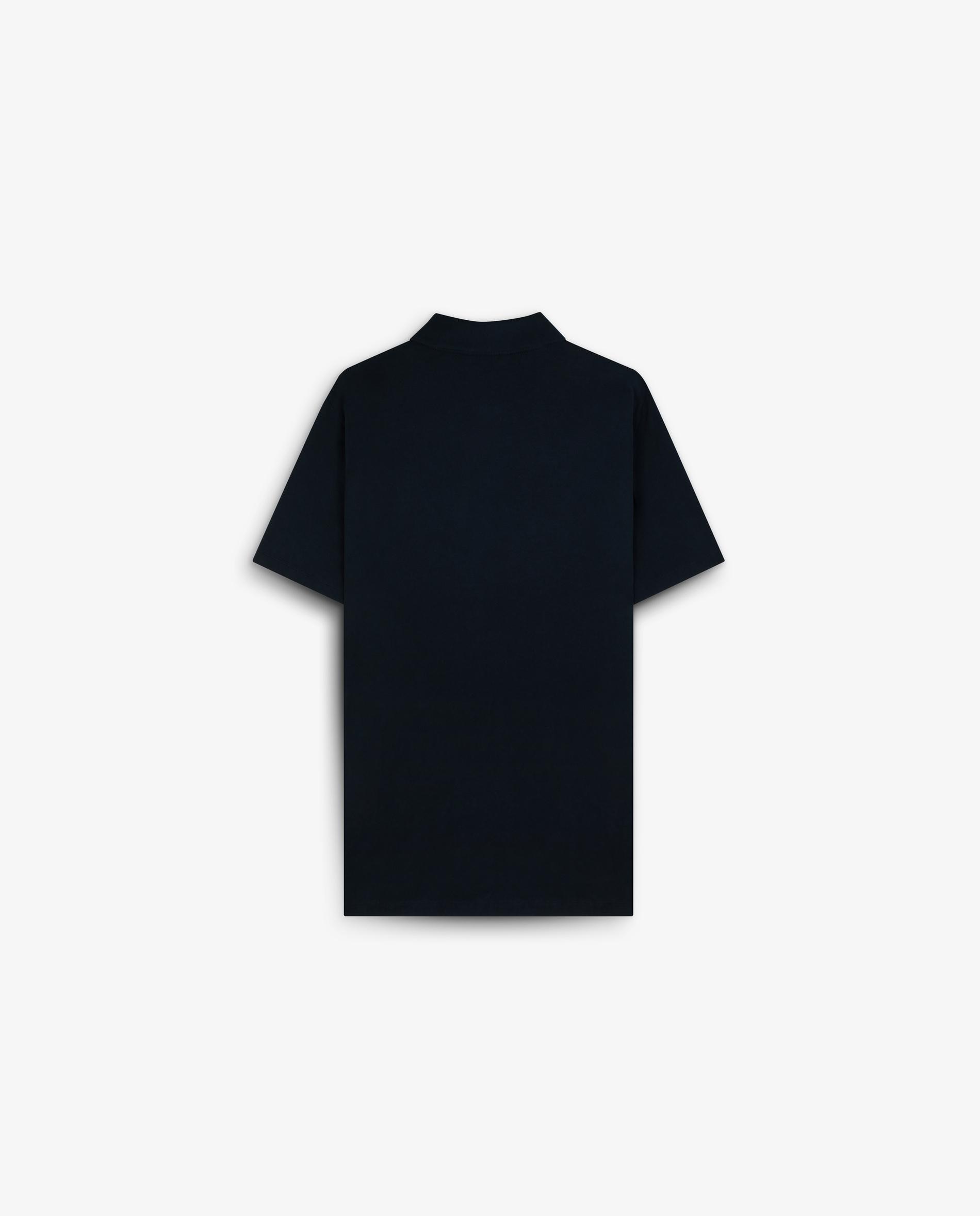 Polo de Manga Curta Regular Fit de Algodão Navy-6