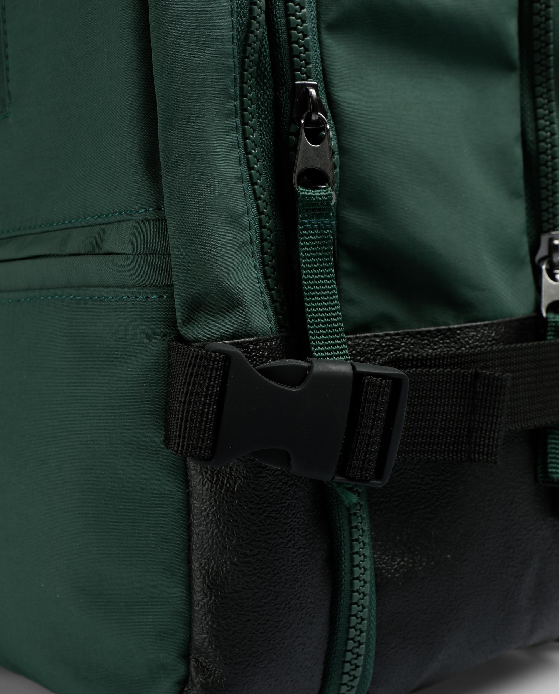 Mochila com Costas Acolchoadas e Fecho no Peito Verde-escuro-4