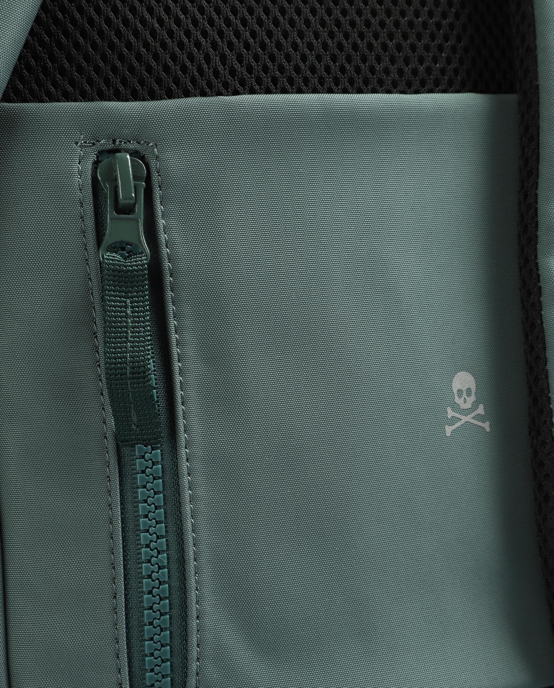 Mochila em Tecido Técnico com Bolsos Laterais Verde-militar-7
