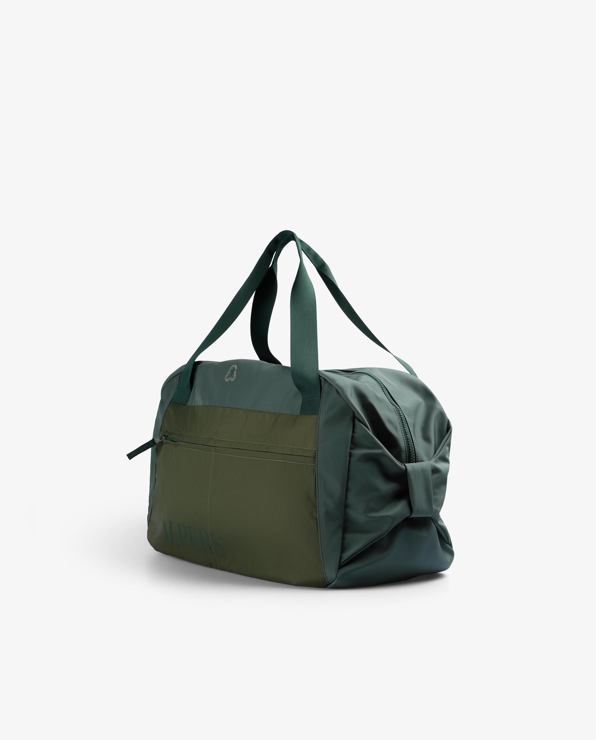 Mala de Viagem com Fecho Zip e Alça de Mão Dupla Verde-militar-3