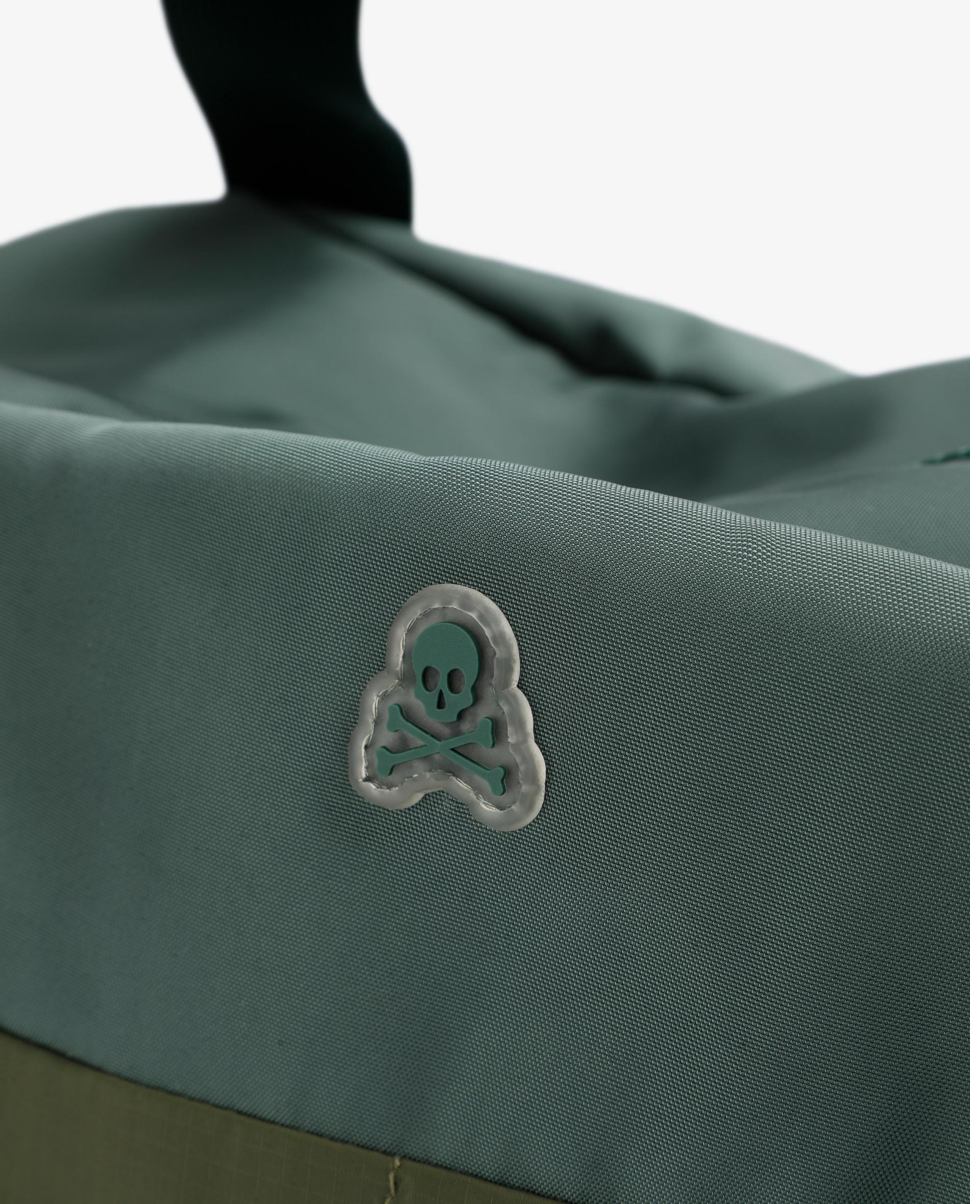 Mala de Viagem com Fecho Zip e Alça de Mão Dupla Verde-militar-4