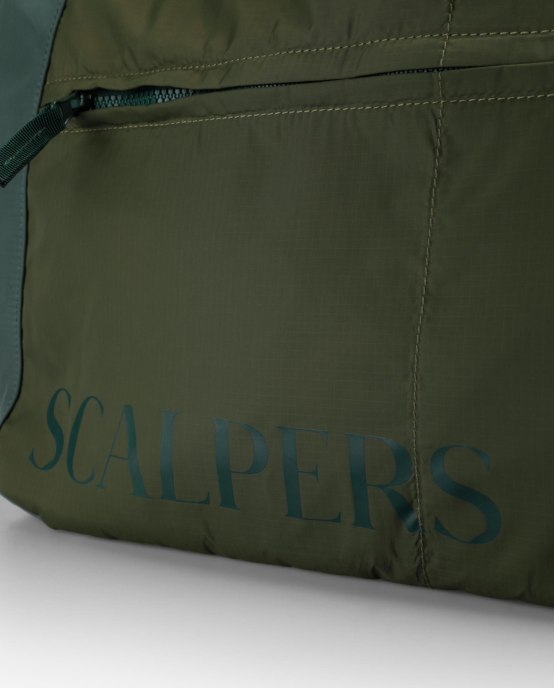 Mala de Viagem com Fecho Zip e Alça de Mão Dupla Verde-militar-5