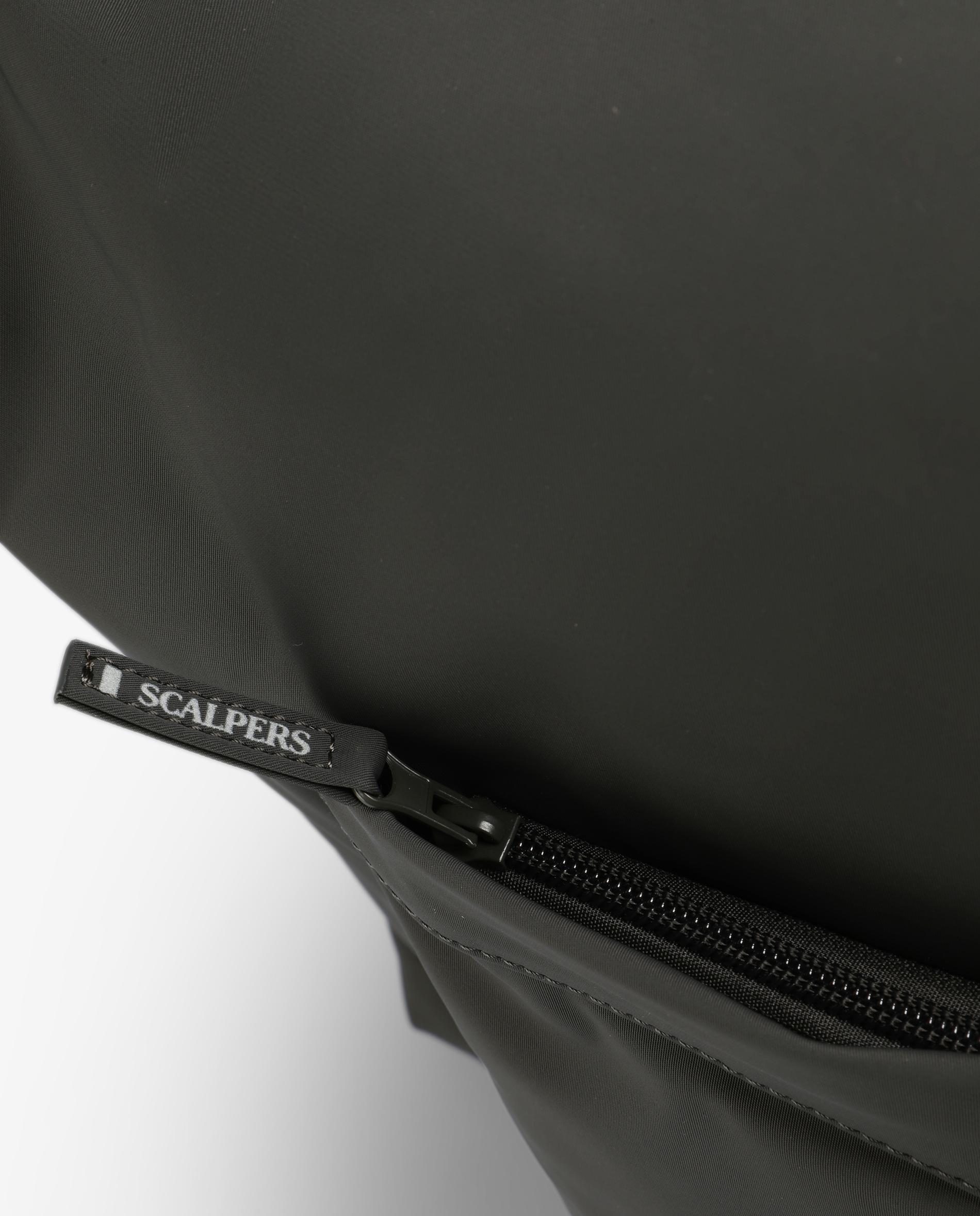 Mala a Tiracolo de Viagem com Fecho Zip e Alça Ajustável Cinzento-escuro-6