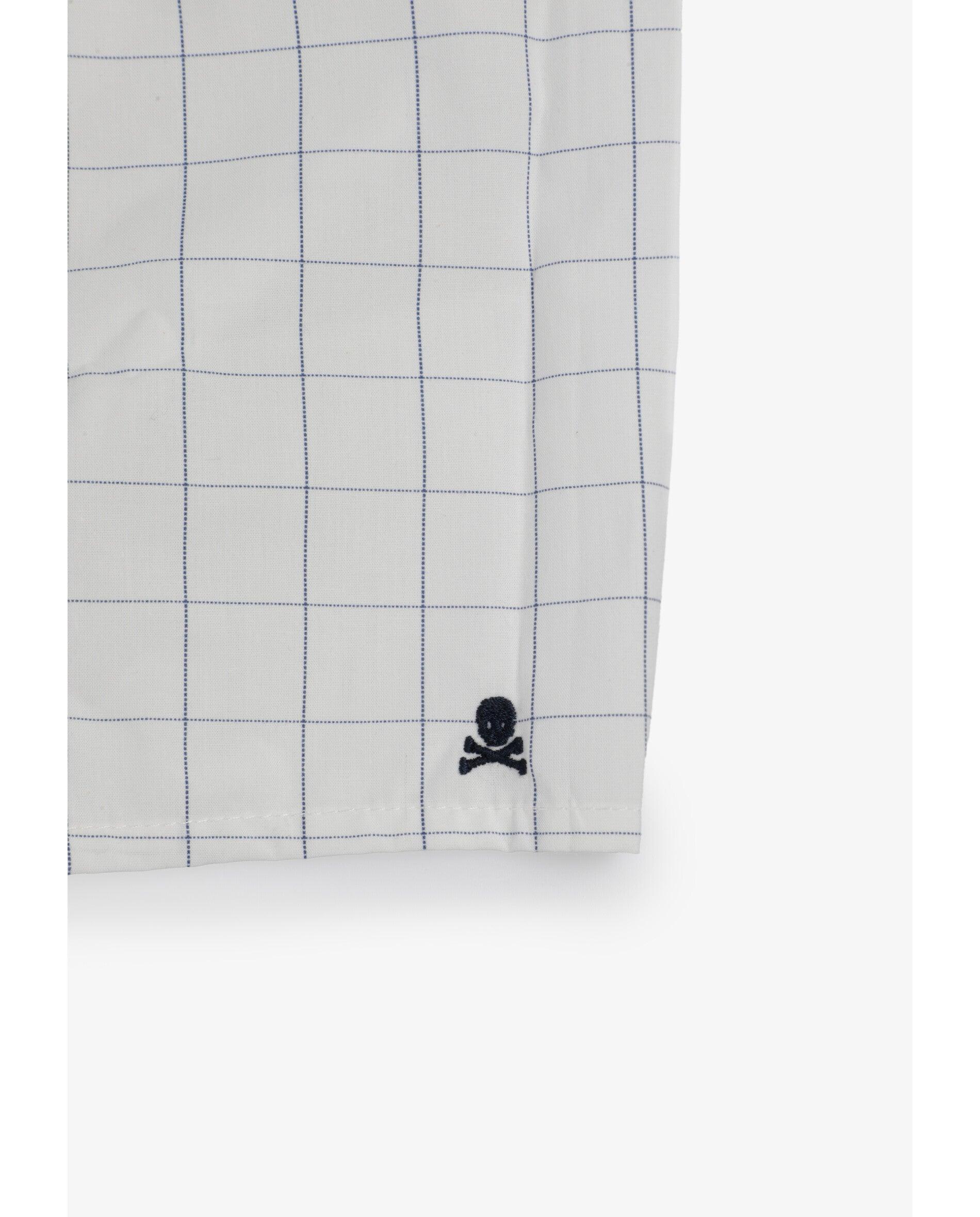 Pack de 2 Boxers de Tecido em Algodão 100% Estampados Branco-10