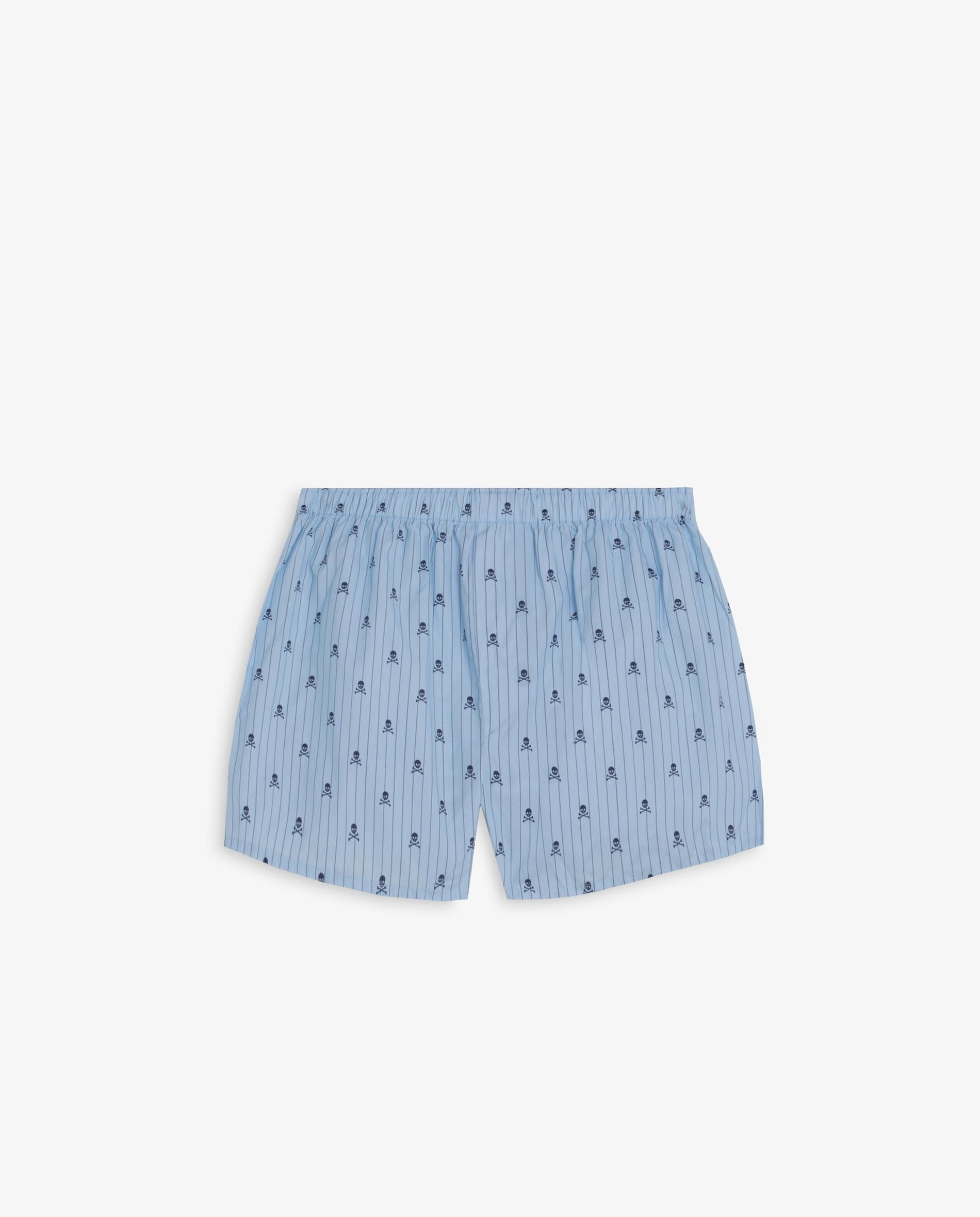 Pack de 2 Boxers de Tecido em Algodão 100% Estampados Azul-3