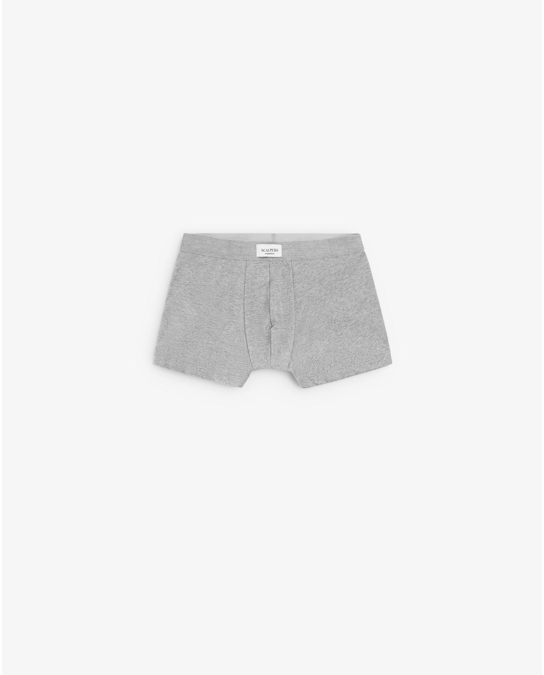 Pack de Dois Boxers de Malha Lisos em Várias Cores Navy-2