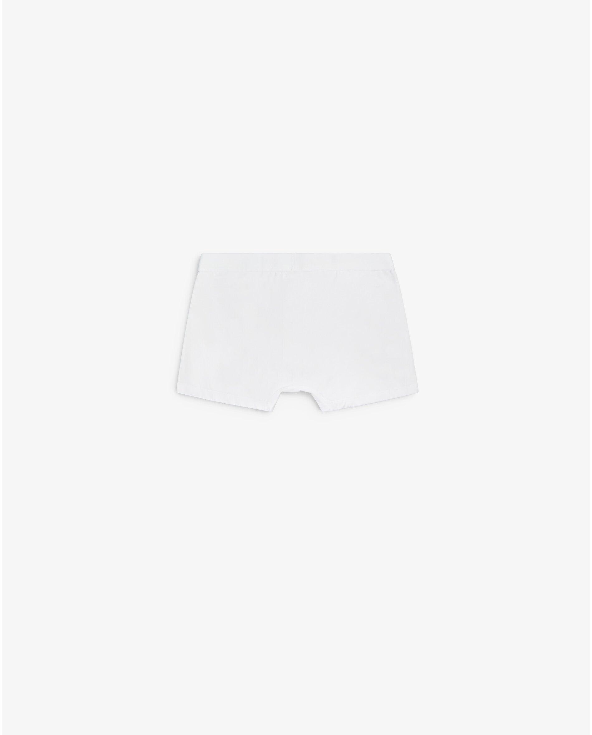 Pack de Dois Boxers de Malha Lisos em Várias Cores Branco-6