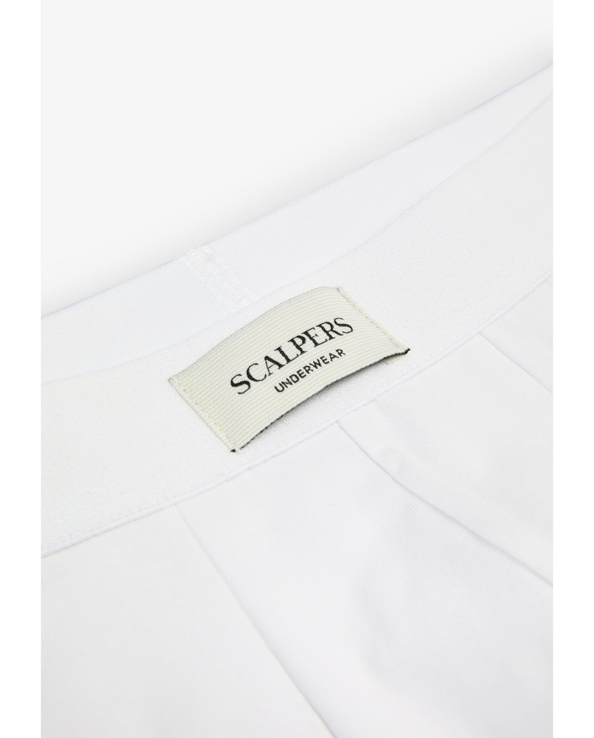 Pack de Dois Boxers de Malha Lisos em Várias Cores Branco-7
