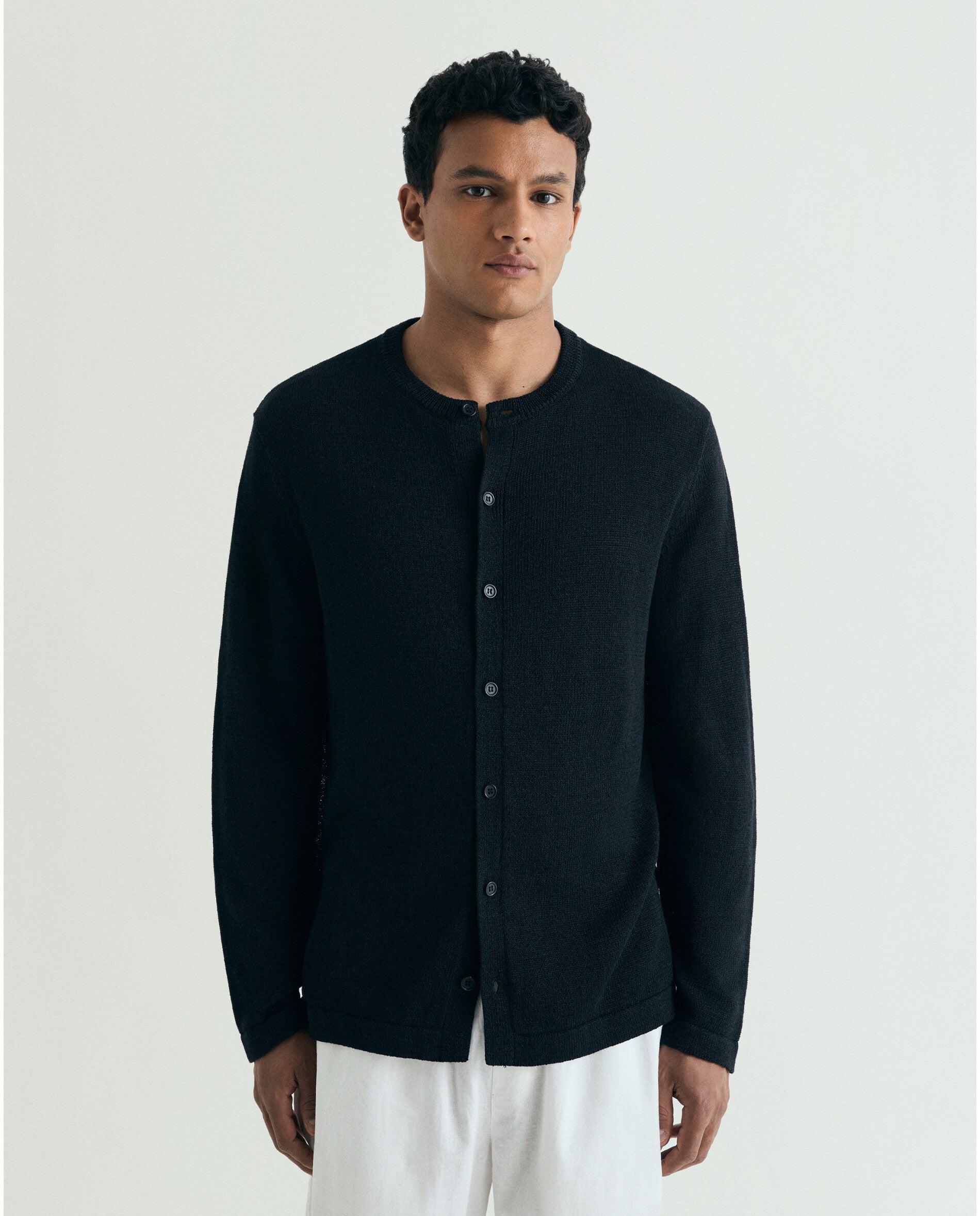Imagem 0 de Cardigan Relaxed Fit com Gola Redonda