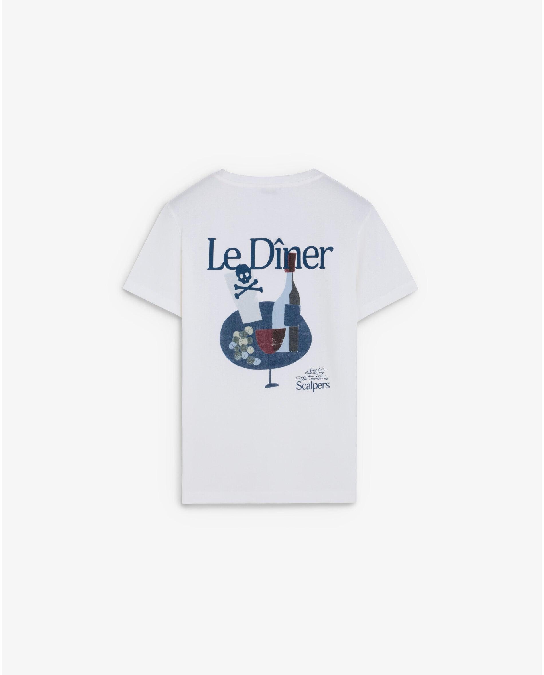 T-shirt de Manga Curta Regular Fit com Estampado Posterior Branco-6