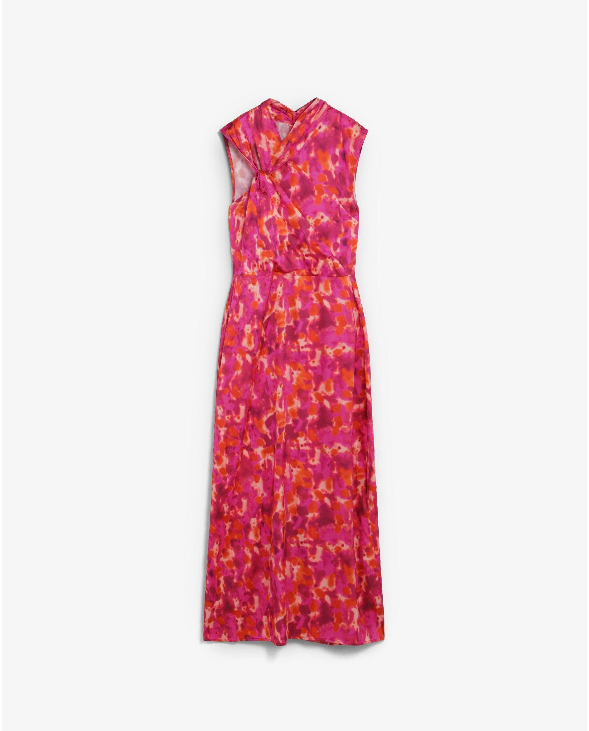 Imagem 0 de Vestido Midi Estampado sem Mangas