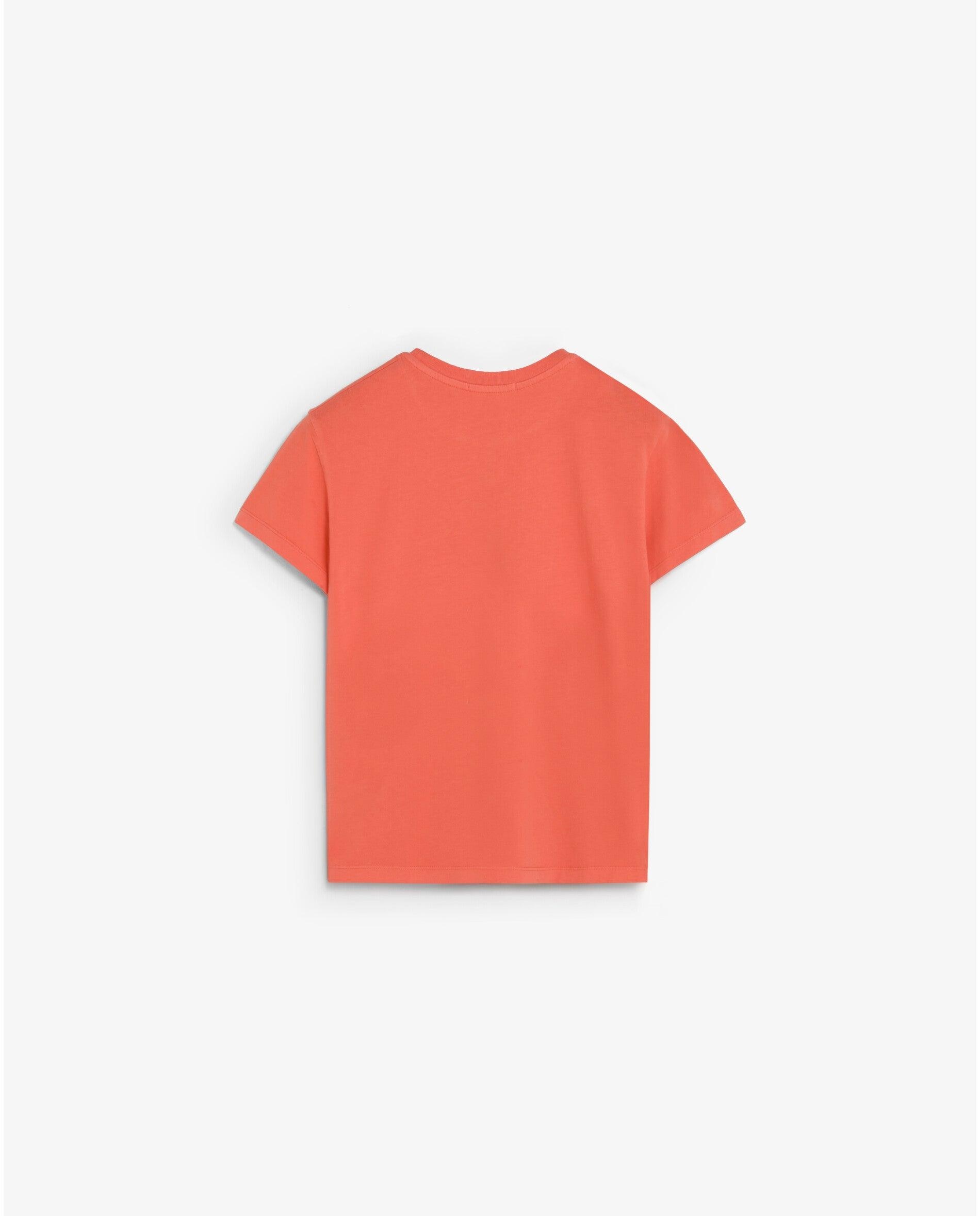T-shirt Regular Fit de Manga Curta Coral-5