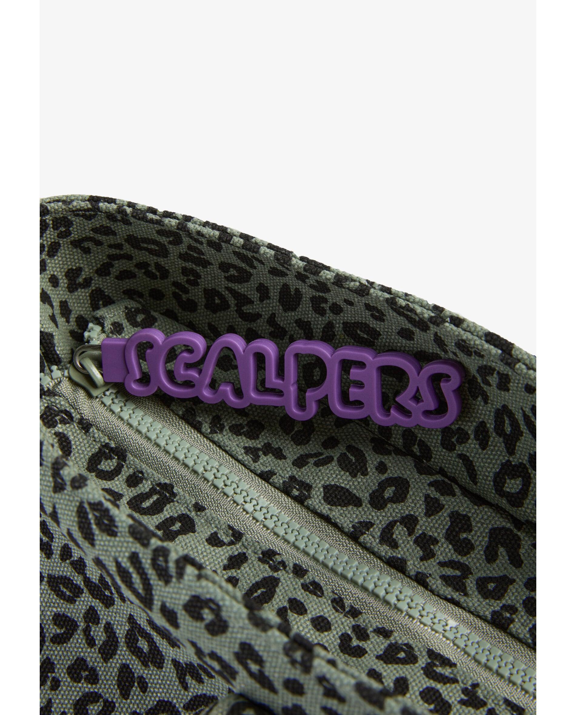 Mala Infantil Tipo Shopper Estampada com Alça Dupla Scalpers Caqui-6